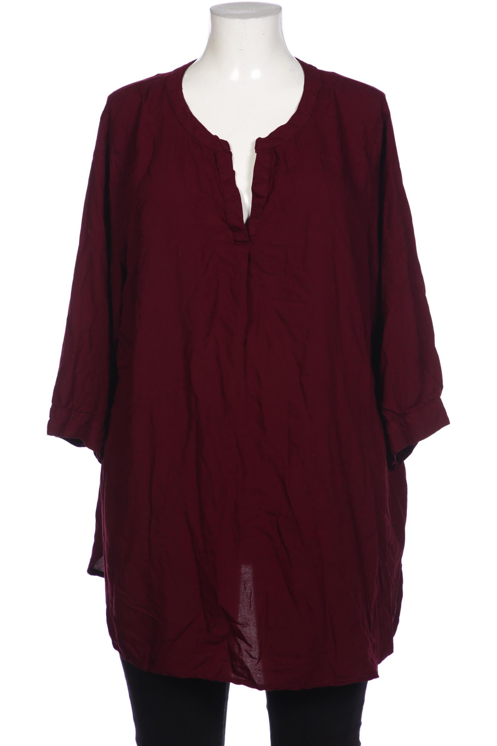 

sheego Damen Bluse, bordeaux, Gr. 52