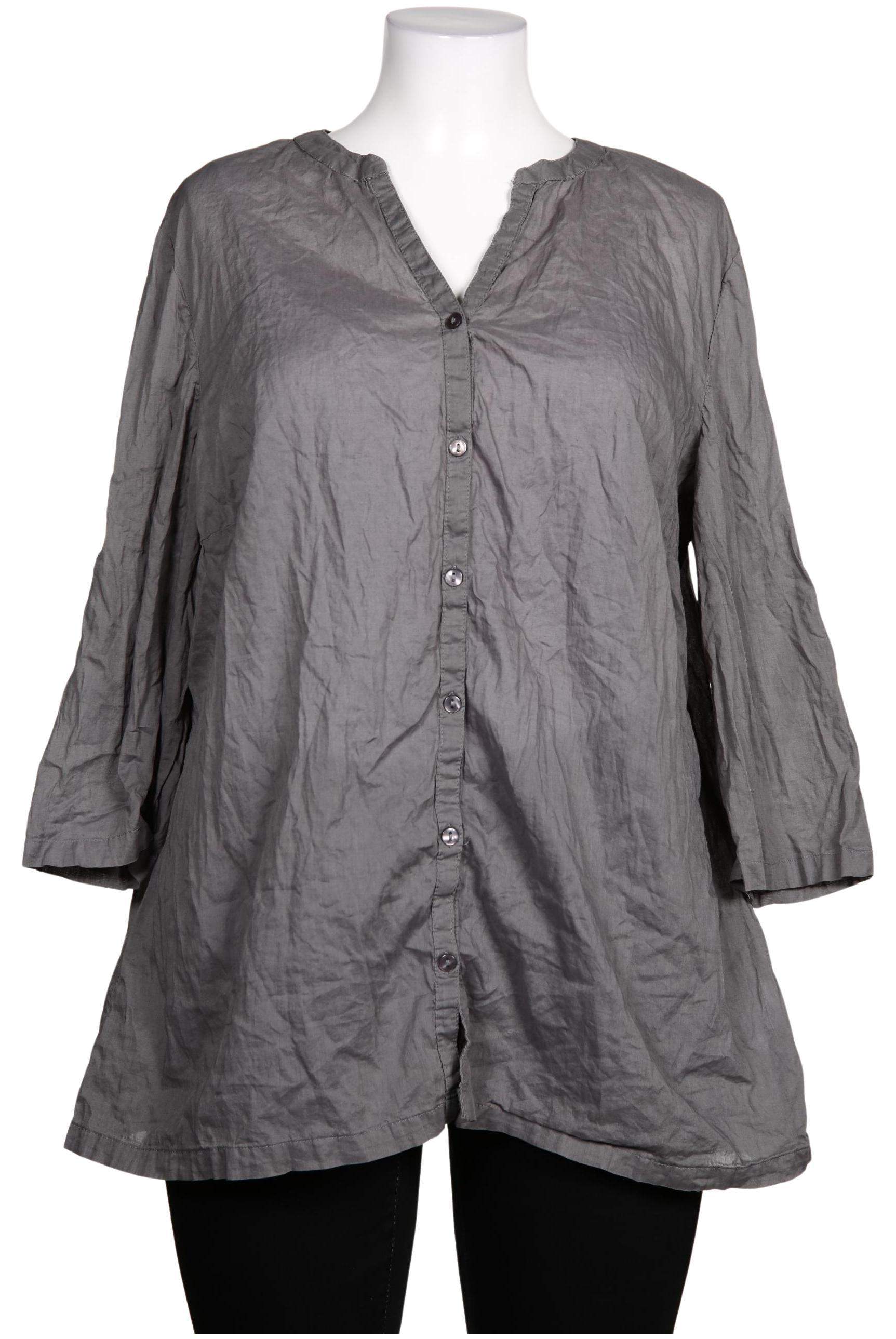 

sheego Damen Bluse, grau, Gr. 46