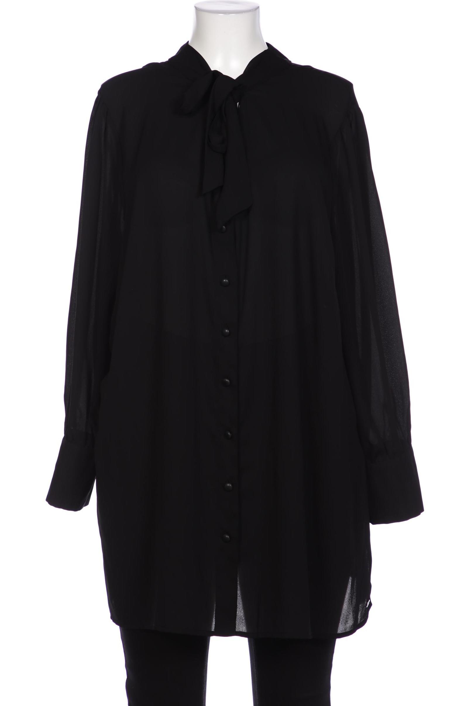 

sheego Damen Bluse, schwarz, Gr. 52