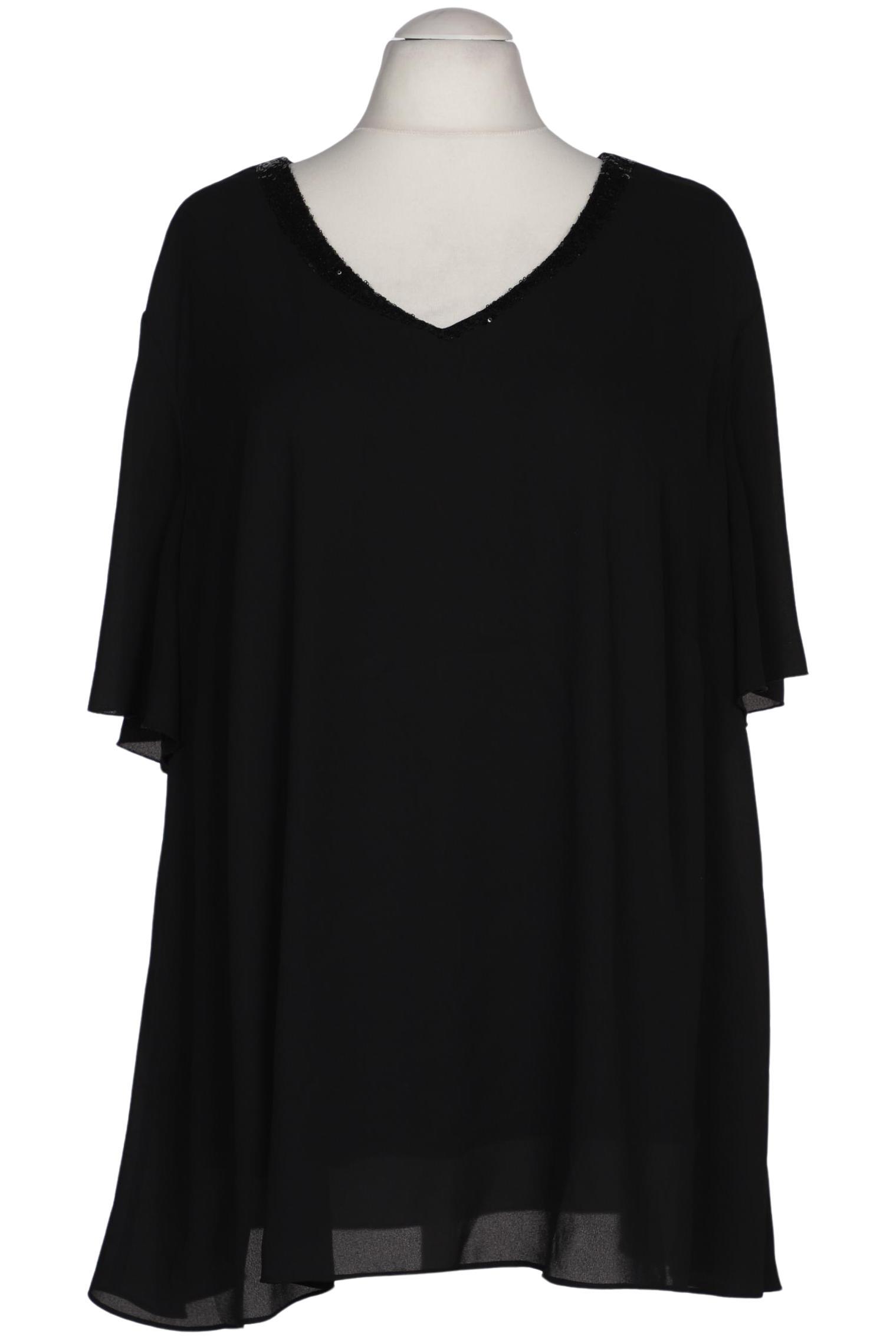 

sheego Damen Bluse, schwarz, Gr. 54