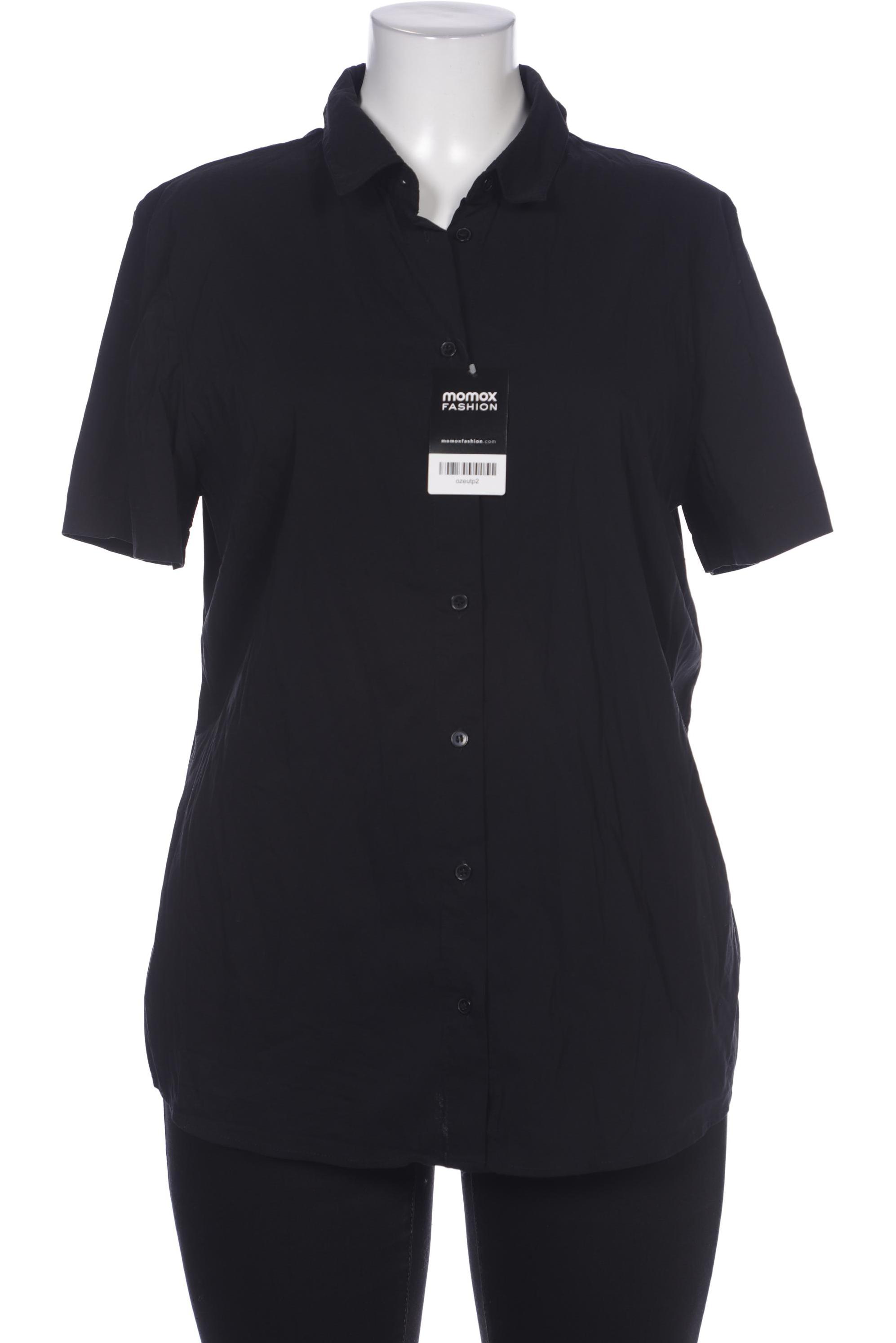 

sheego Damen Bluse, schwarz, Gr. 46