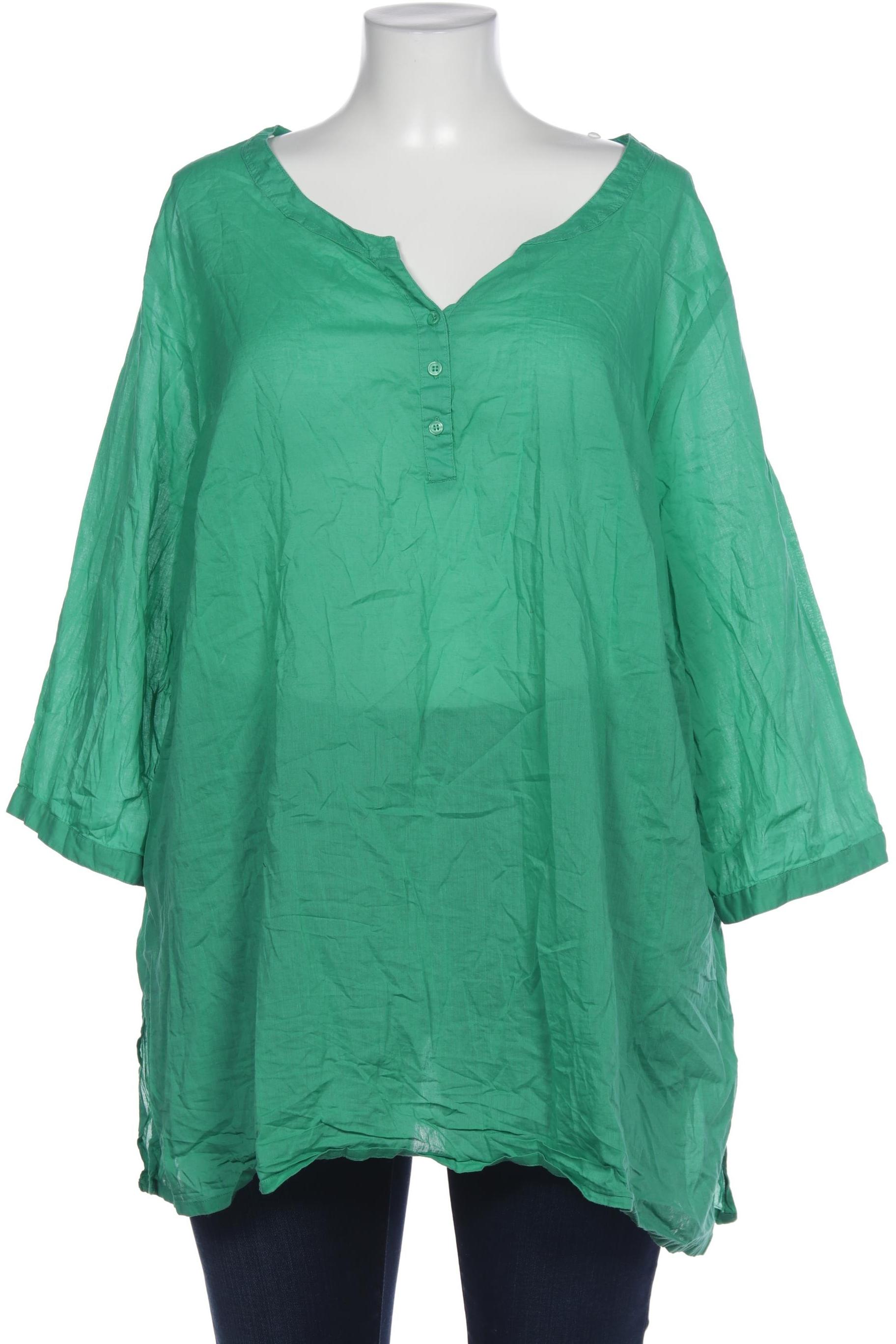 

sheego Damen Bluse, grün, Gr. 52