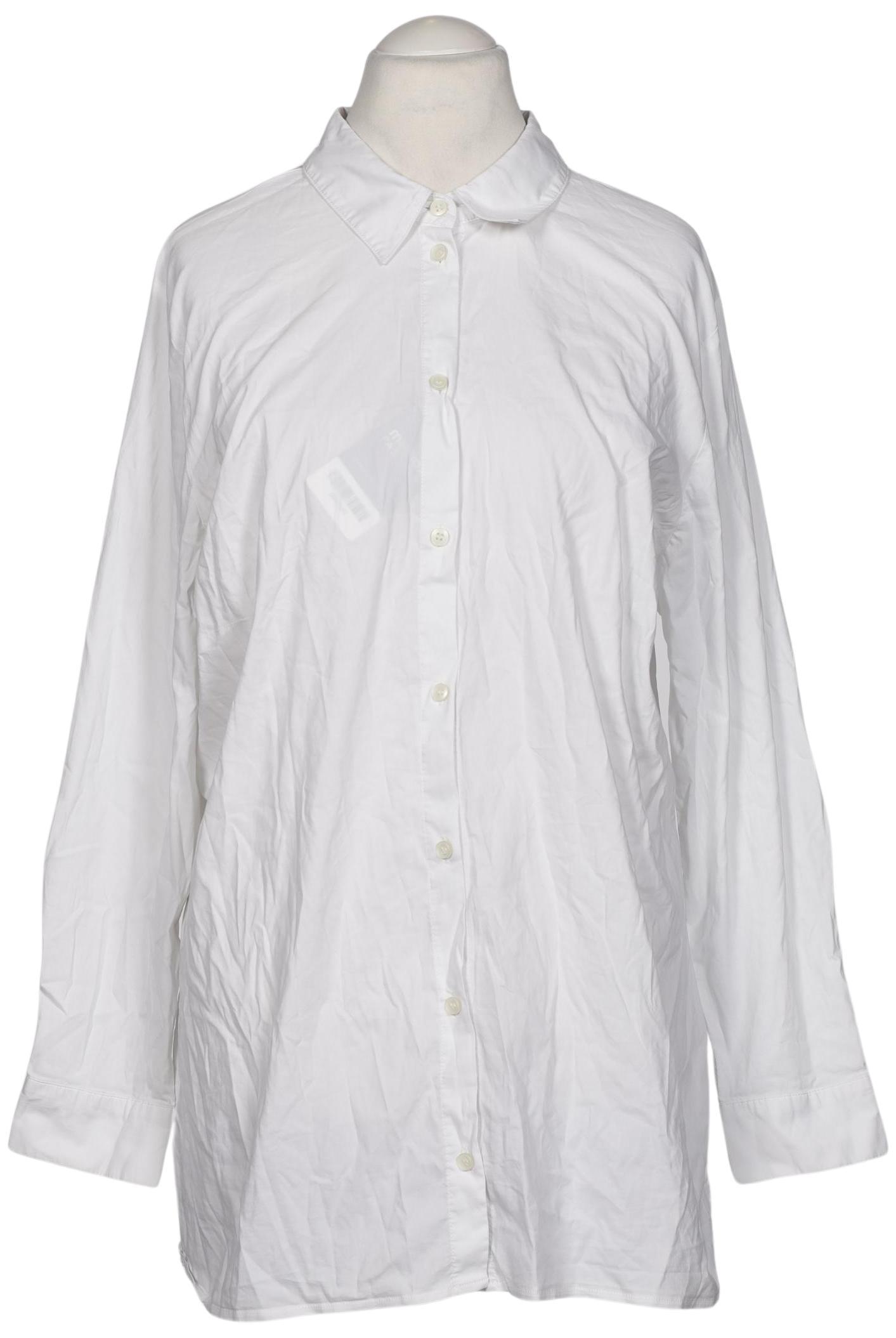 

sheego Damen Bluse, weiß, Gr. 48