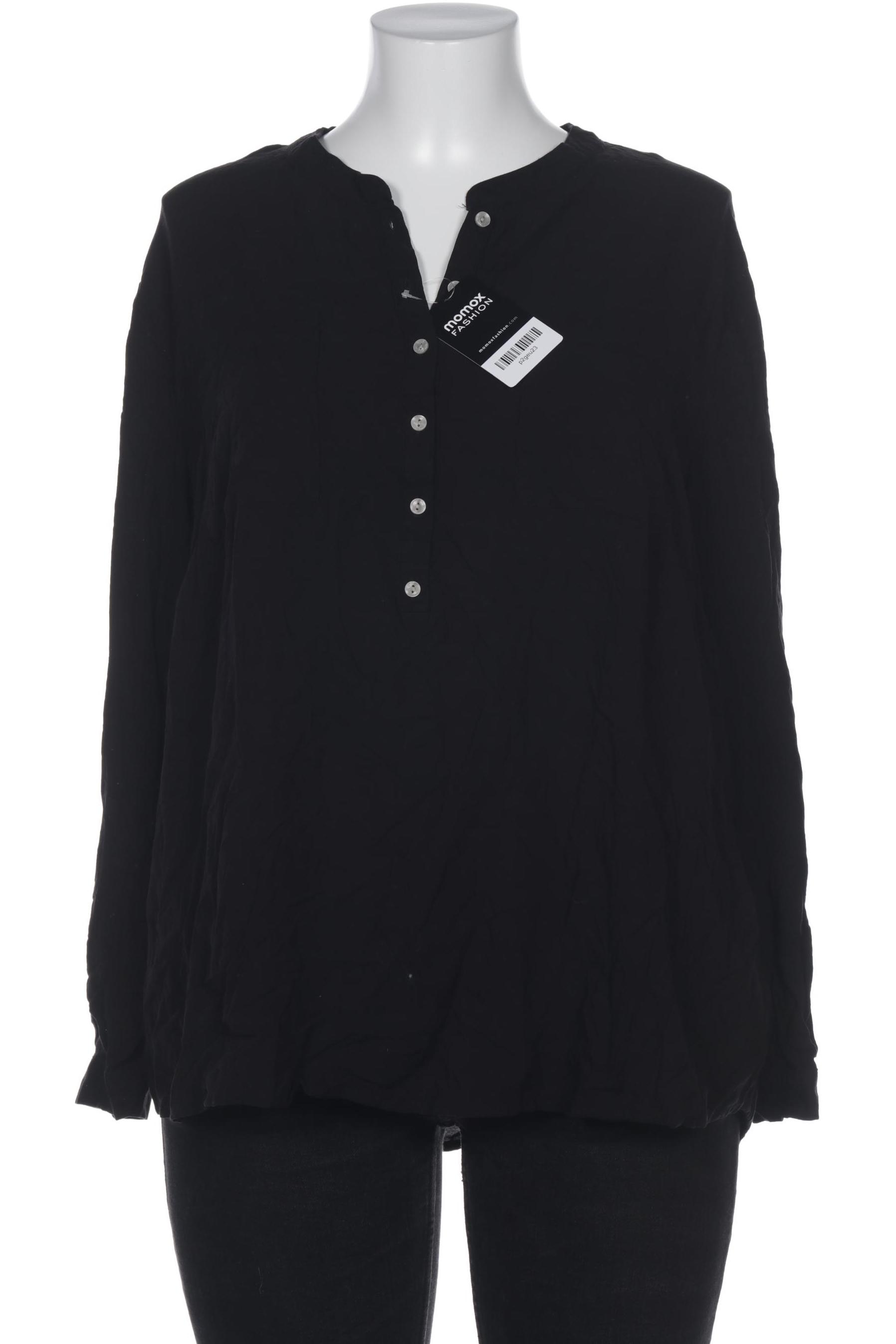 

sheego Damen Bluse, schwarz, Gr. 50
