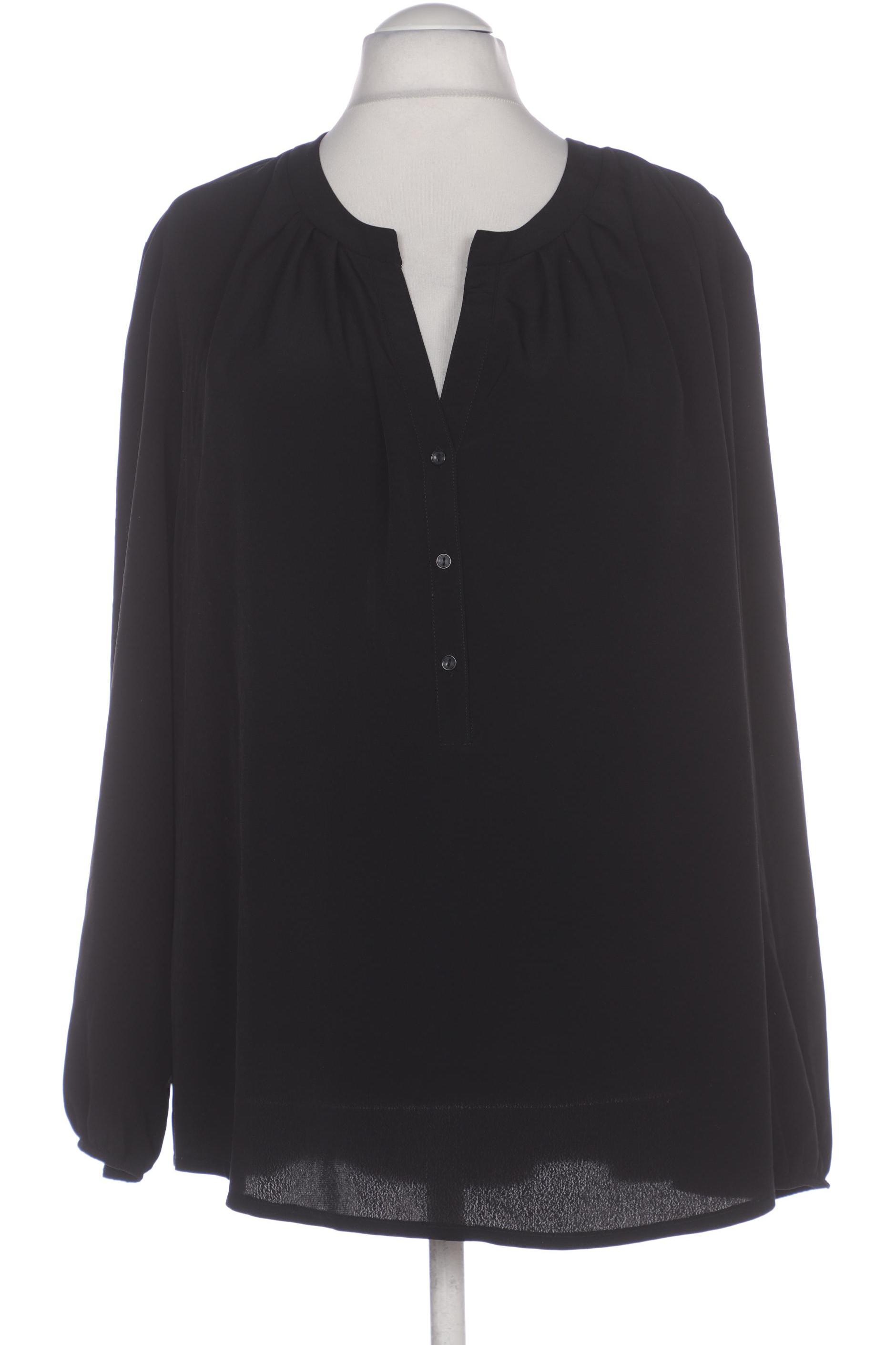 

sheego Damen Bluse, schwarz, Gr. 54