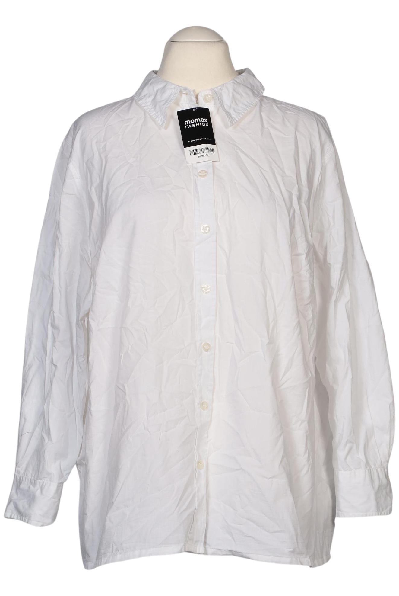 

sheego Damen Bluse, weiß, Gr. 48