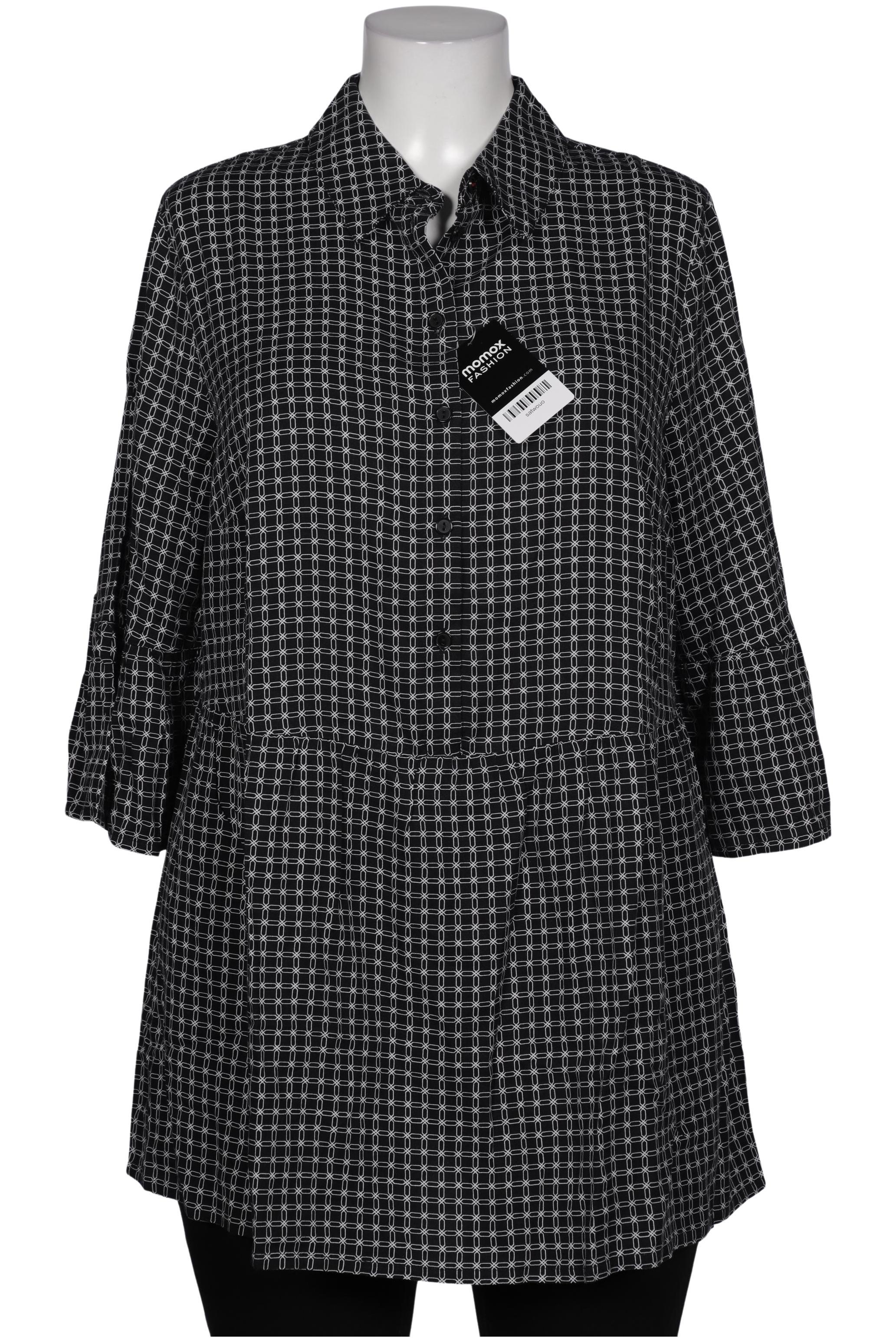 

sheego Damen Bluse, schwarz, Gr. 42