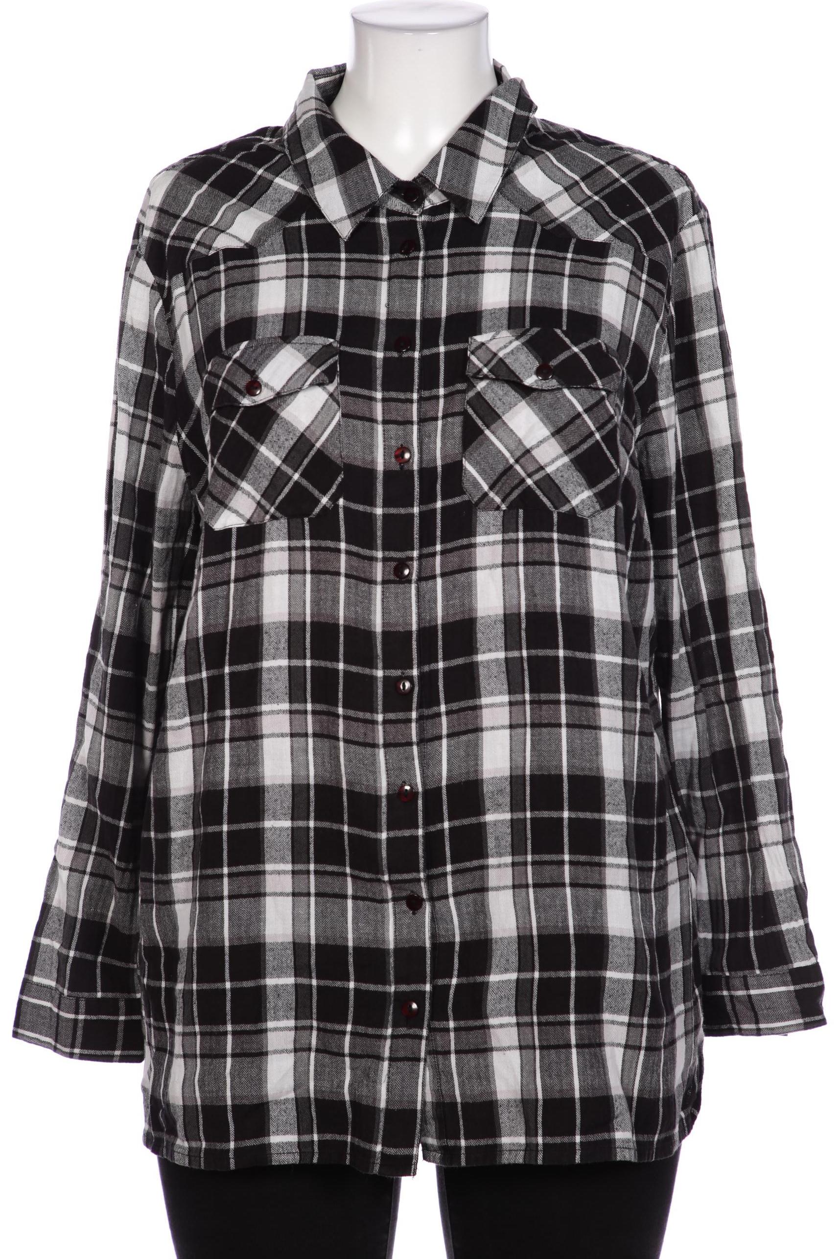 

sheego Damen Bluse, schwarz, Gr. 48