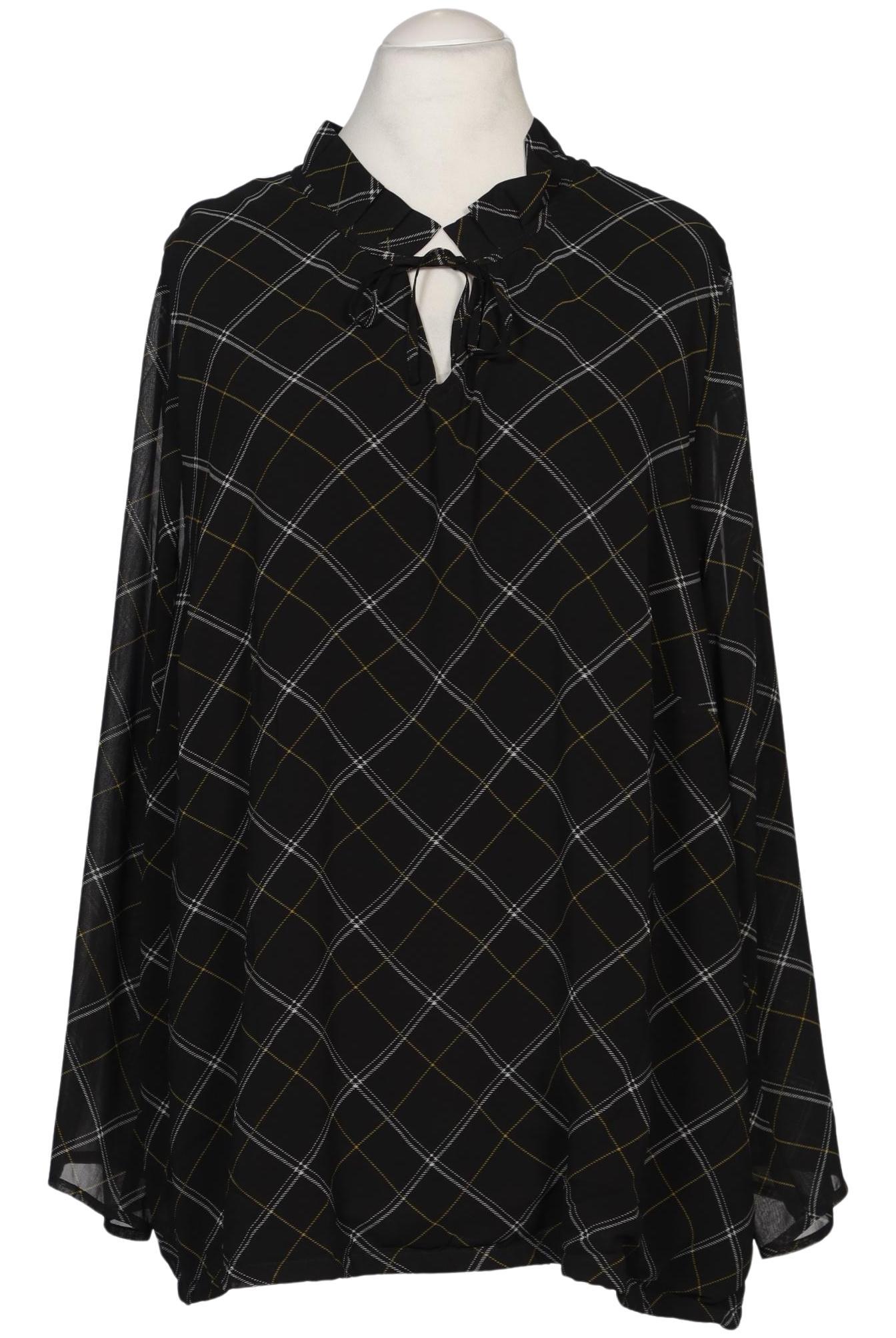 

sheego Damen Bluse, schwarz, Gr. 52