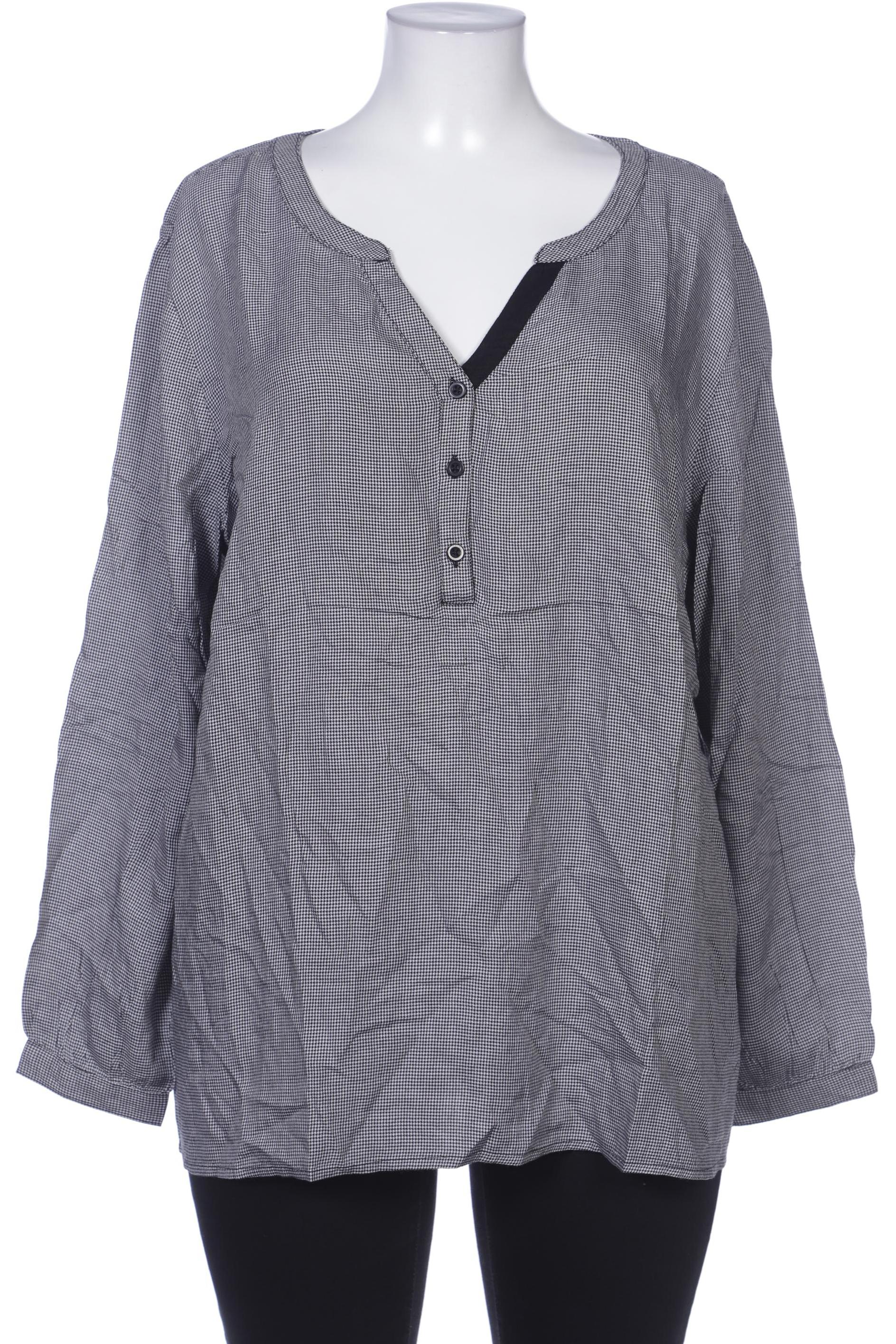 

sheego Damen Bluse, schwarz, Gr. 48