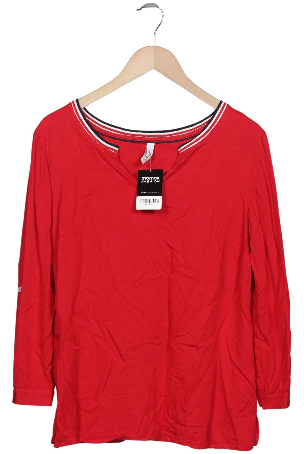 

sheego Damen Bluse, rot, Gr. 42