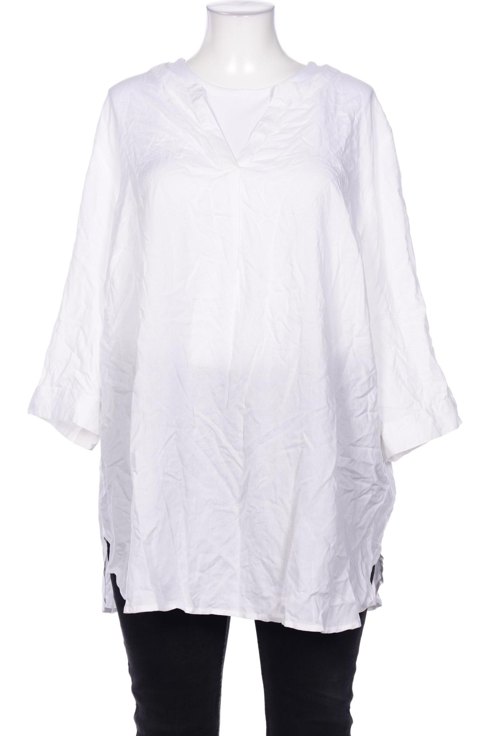 

sheego Damen Bluse, weiß, Gr. 52