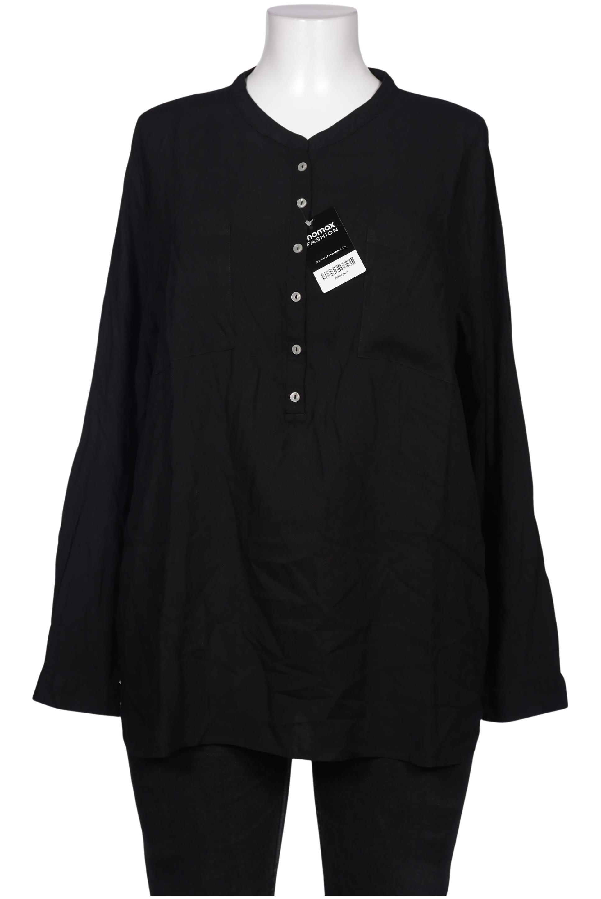 

sheego Damen Bluse, schwarz, Gr. 50