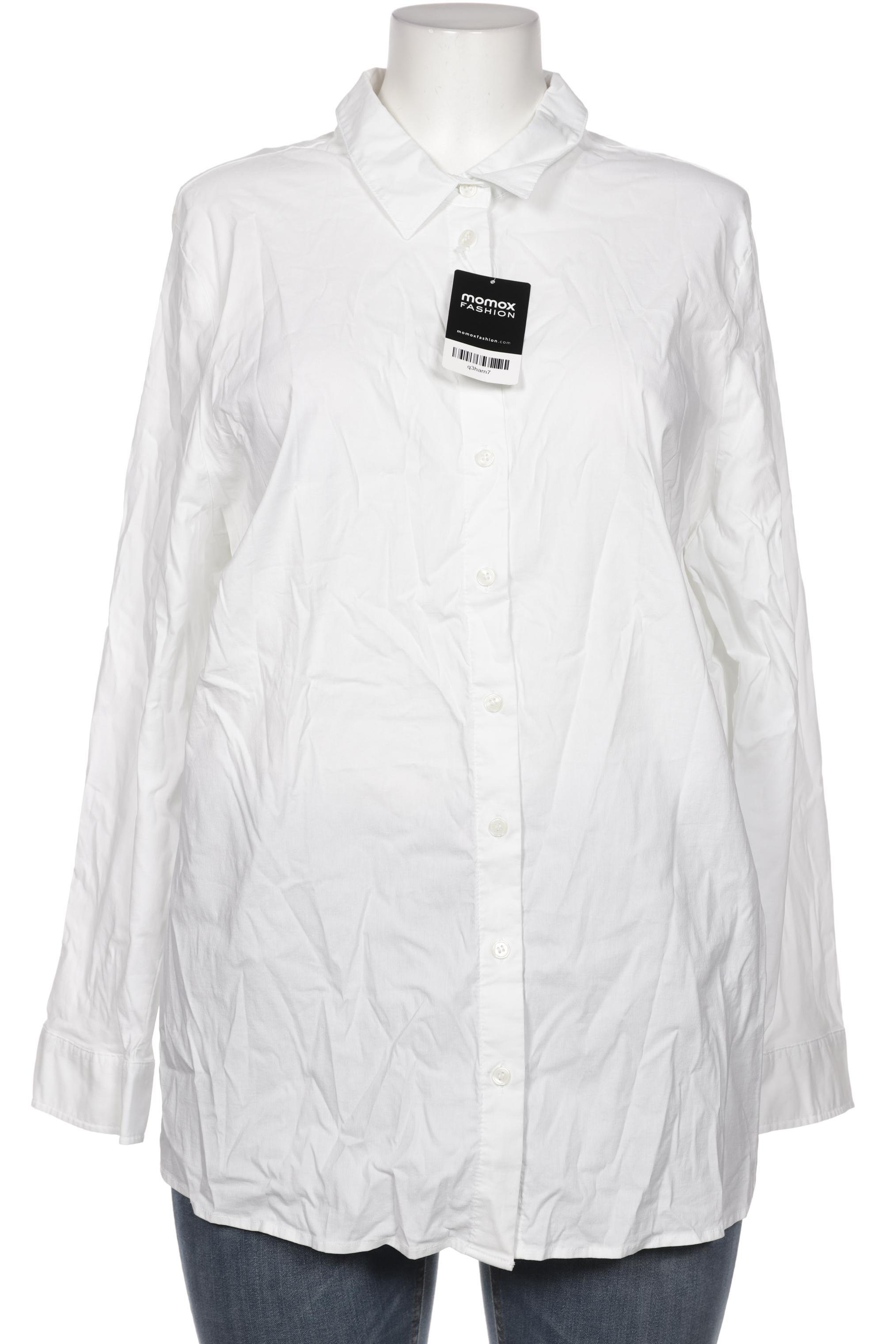 

sheego Damen Bluse, weiß, Gr. 52