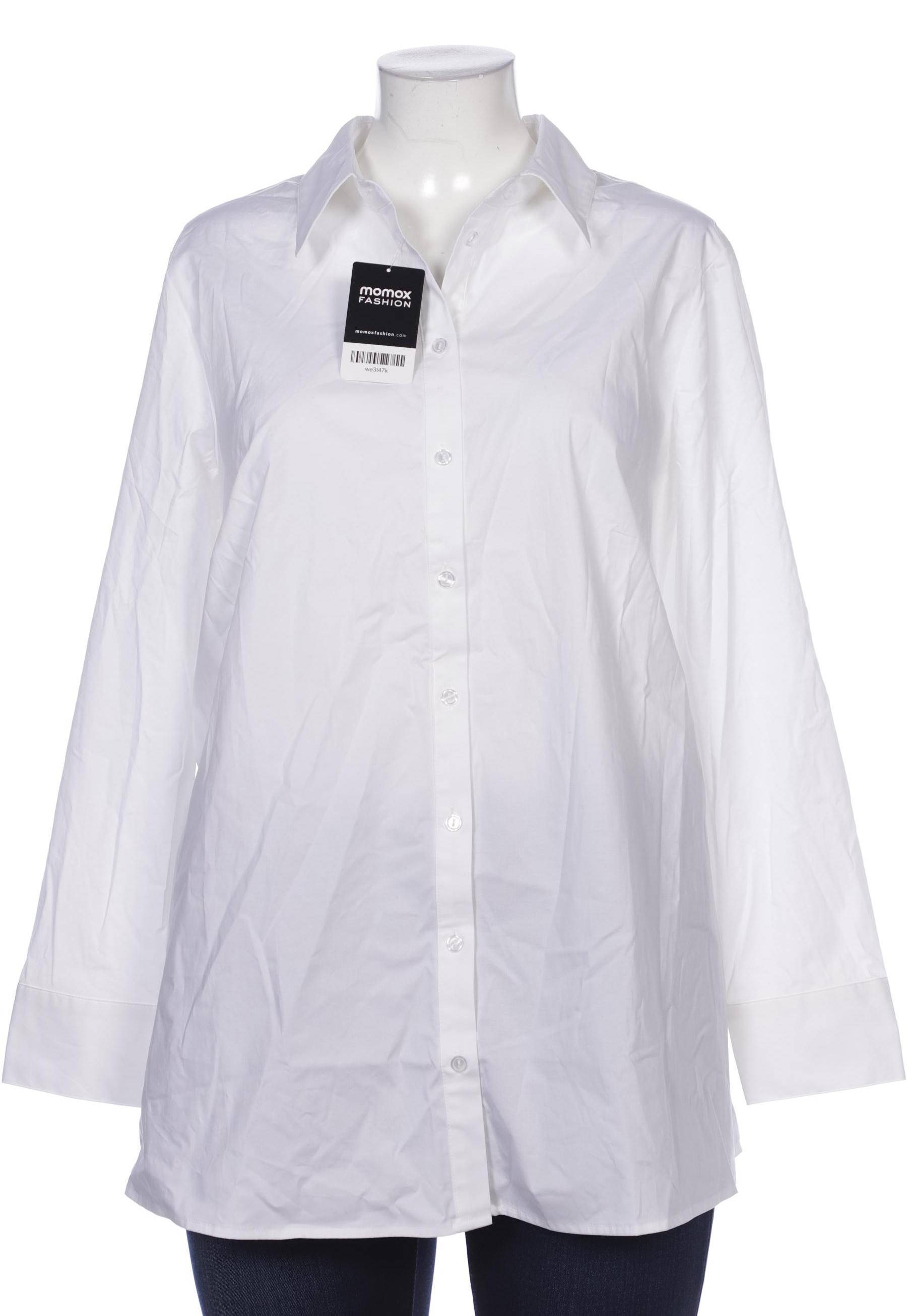 

sheego Damen Bluse, weiß, Gr. 46