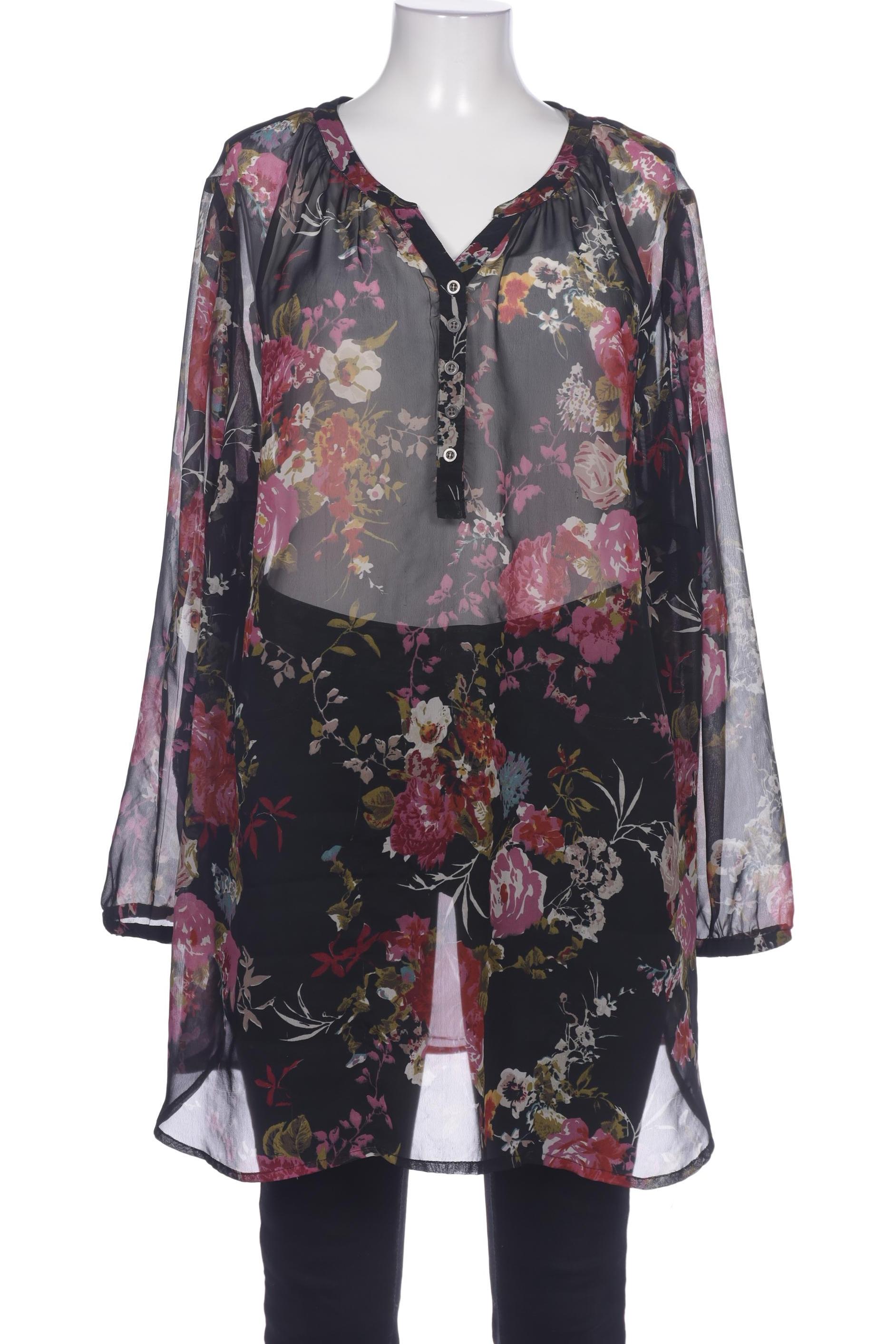 

sheego Damen Bluse, schwarz, Gr. 52