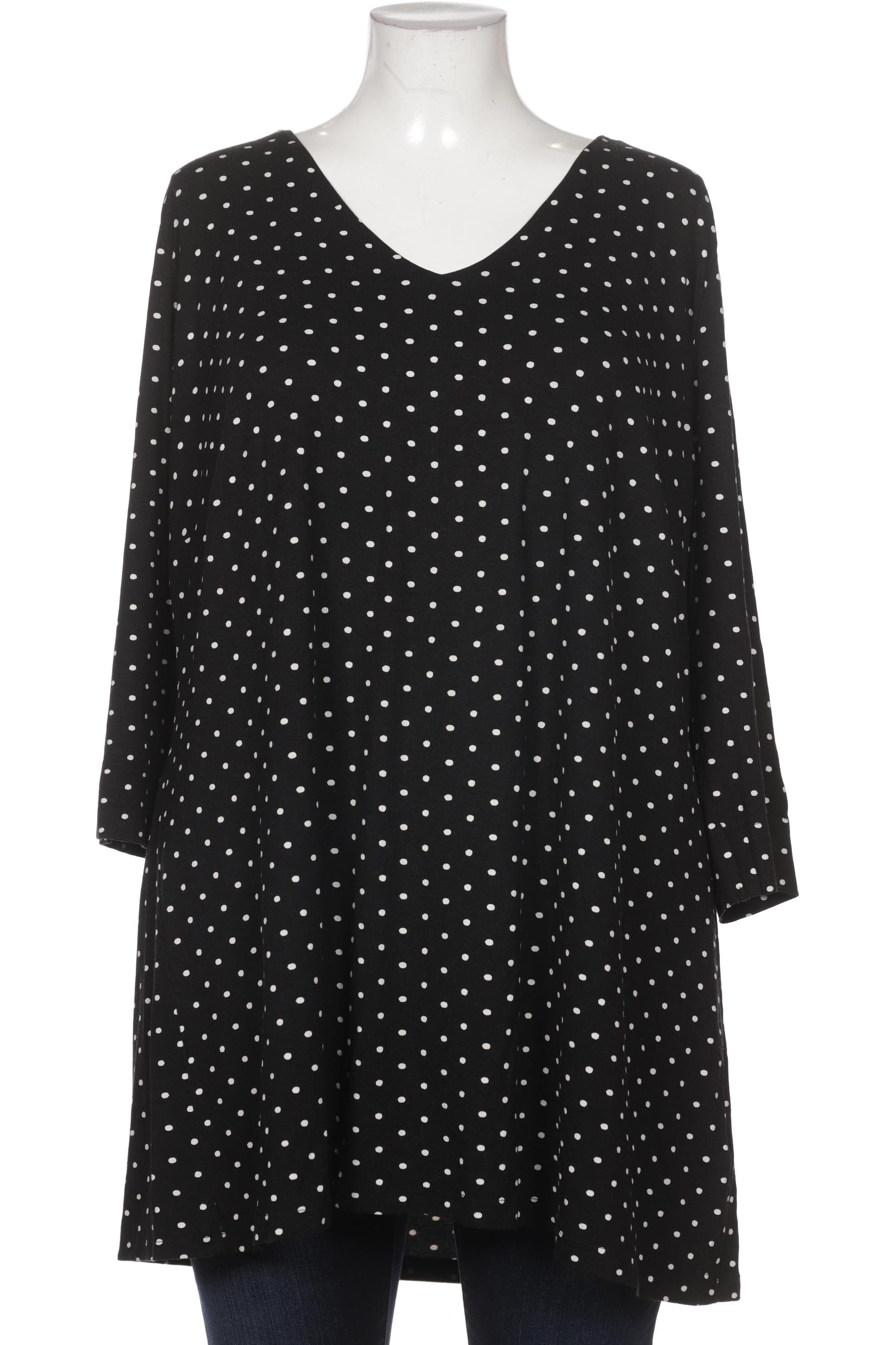 

sheego Damen Bluse, schwarz, Gr. 52