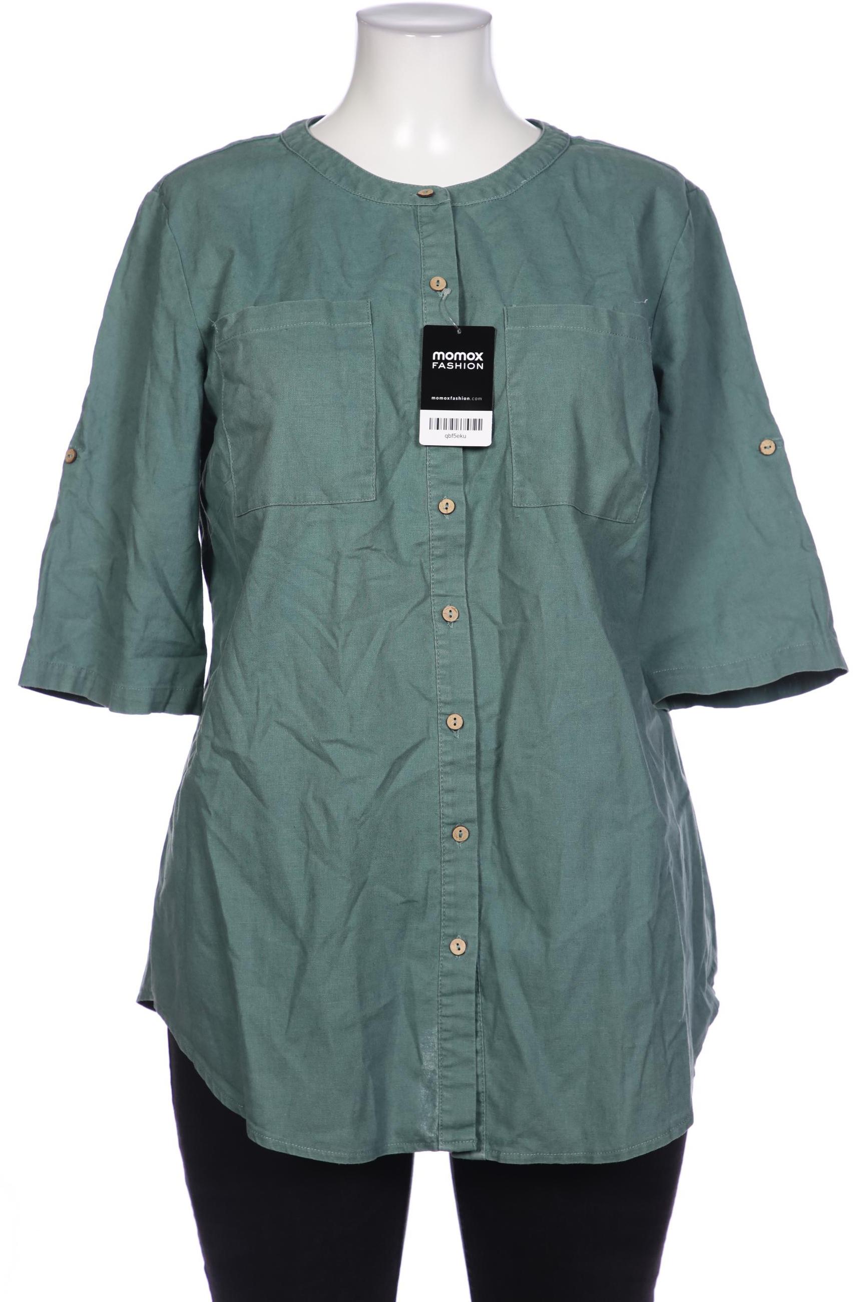 

sheego Damen Bluse, türkis, Gr. 44