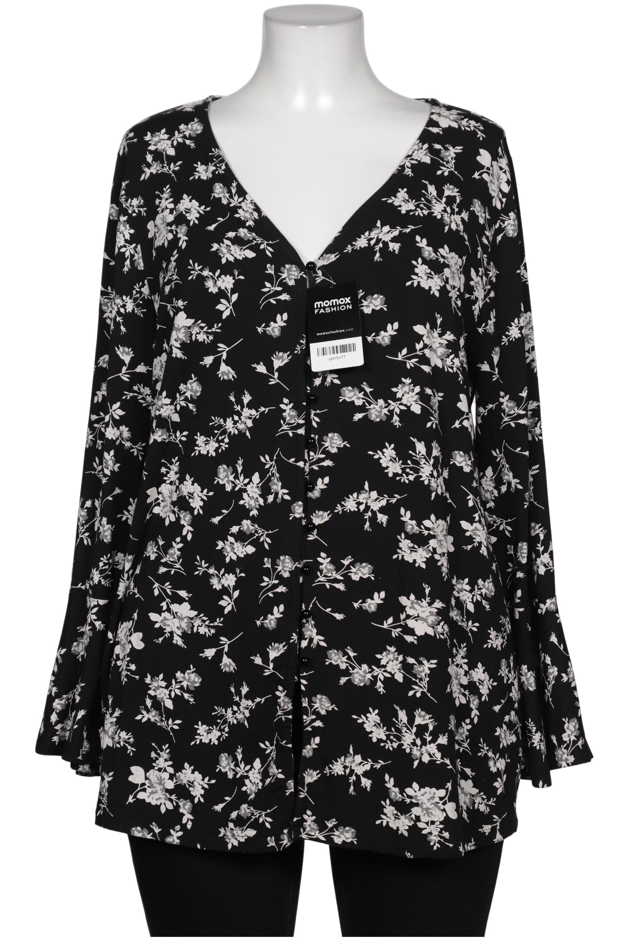 

sheego Damen Bluse, schwarz, Gr. 44