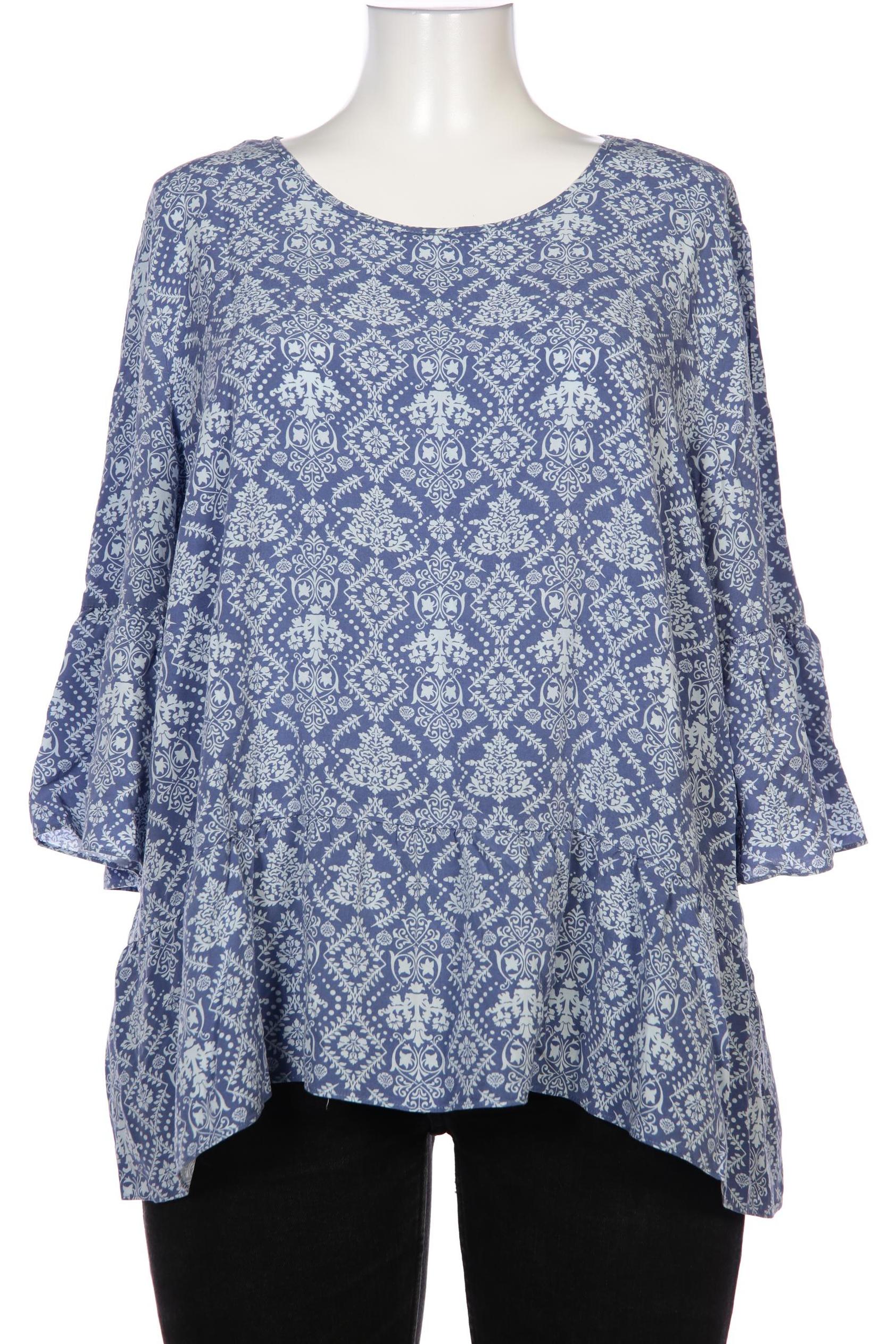 

sheego Damen Bluse, blau, Gr. 50