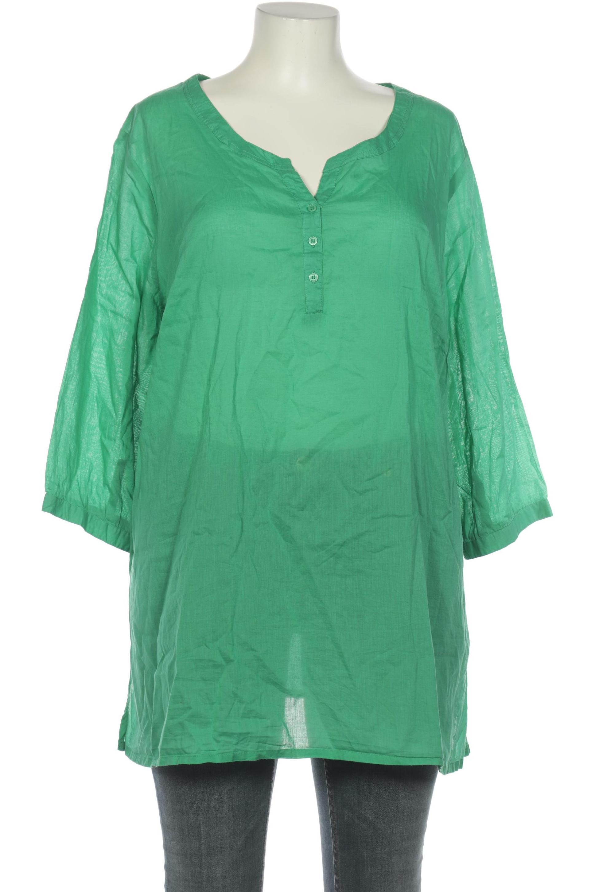 

sheego Damen Bluse, grün, Gr. 52