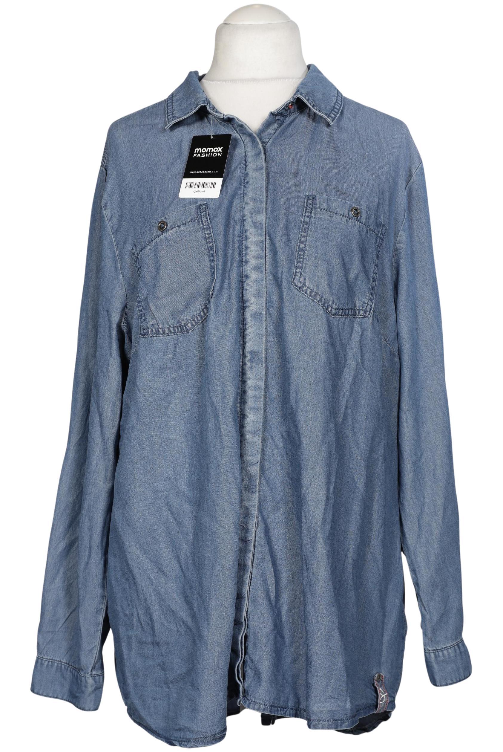 

sheego Damen Bluse, blau, Gr. 48