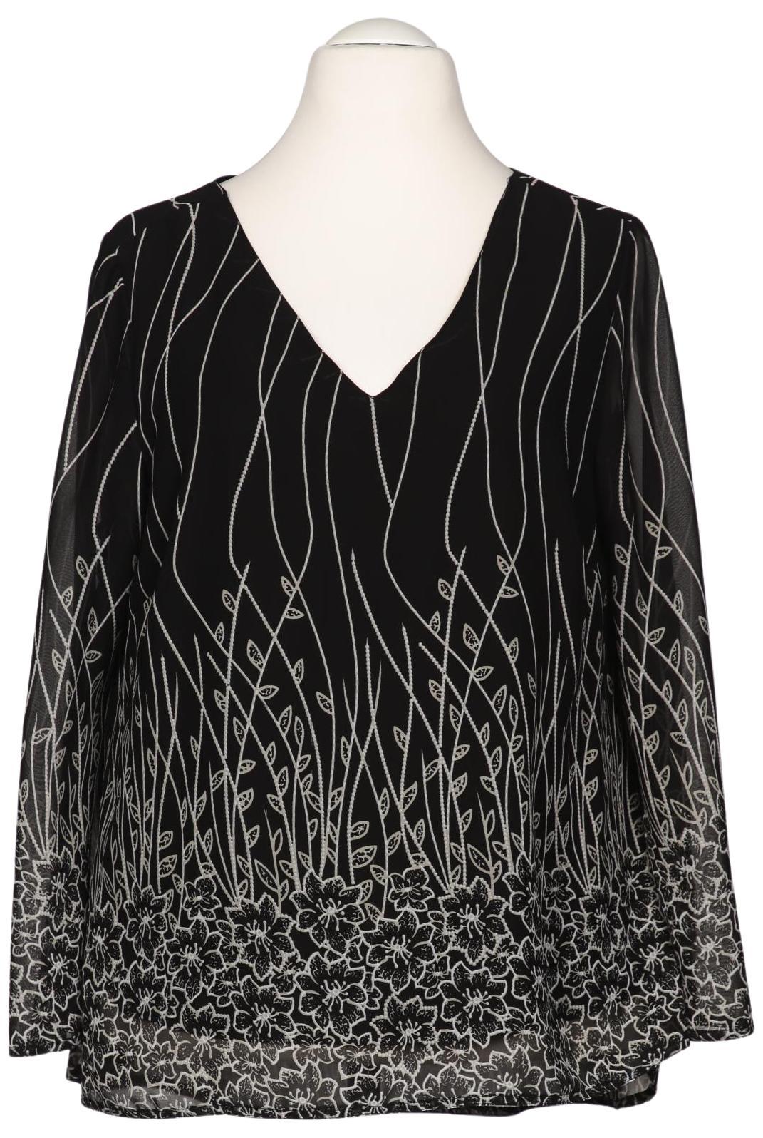 

sheego Damen Bluse, mehrfarbig, Gr. 46