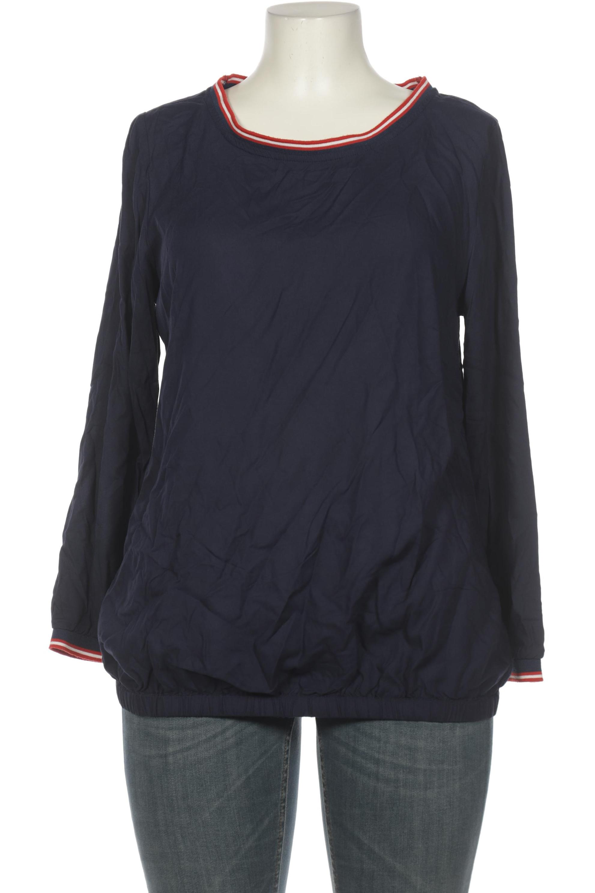 

sheego Damen Bluse, marineblau, Gr. 44