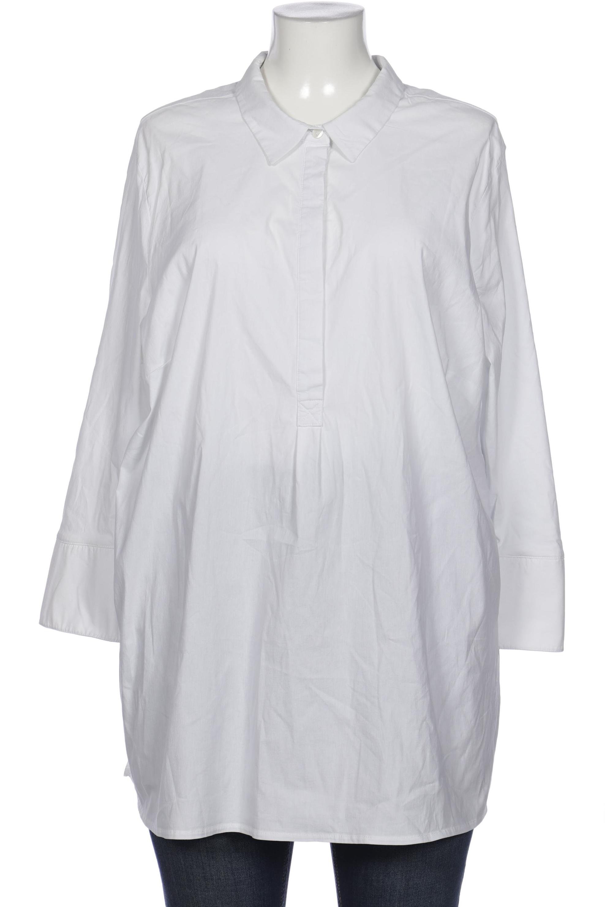 

sheego Damen Bluse, weiß