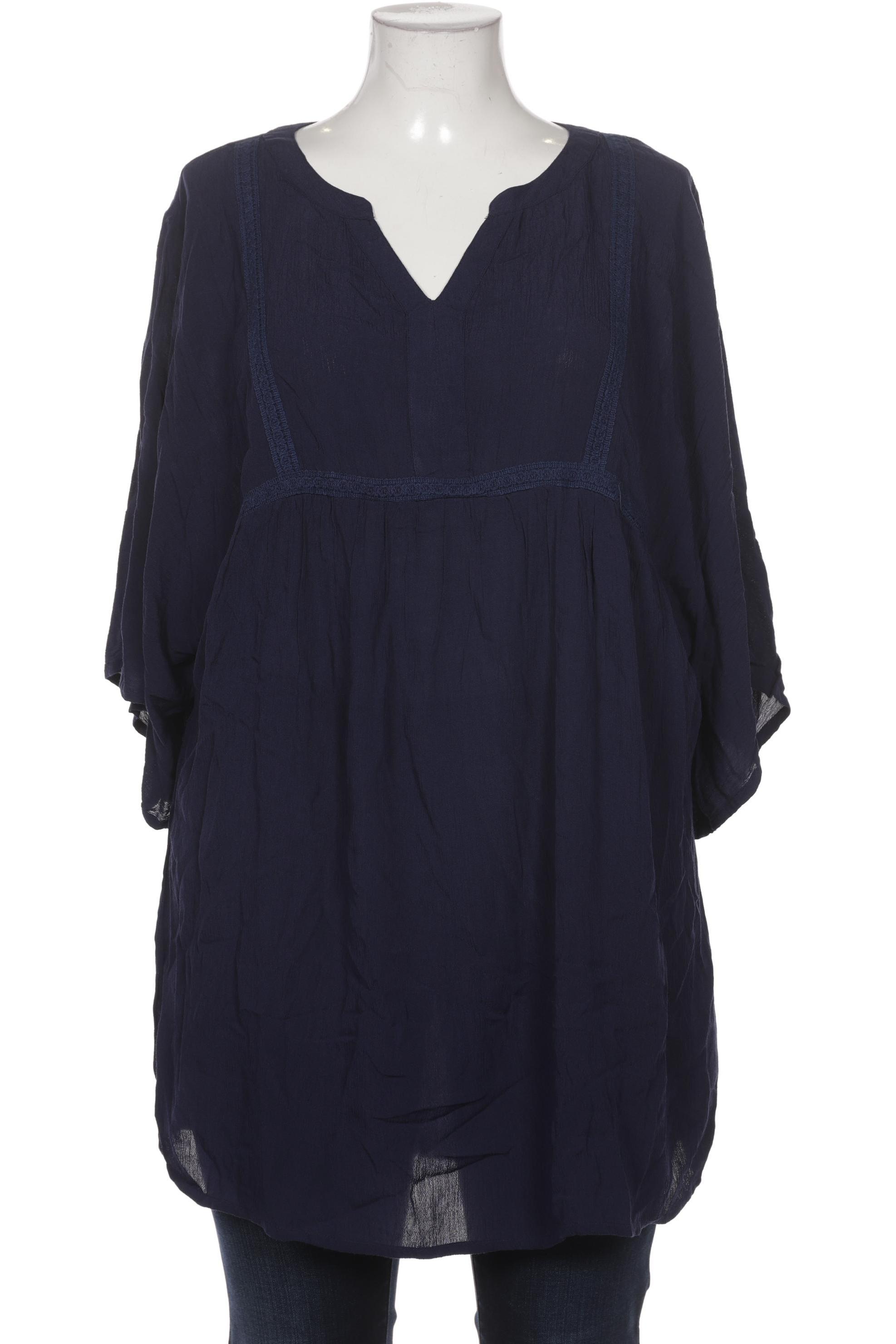 

sheego Damen Bluse, marineblau, Gr. 48