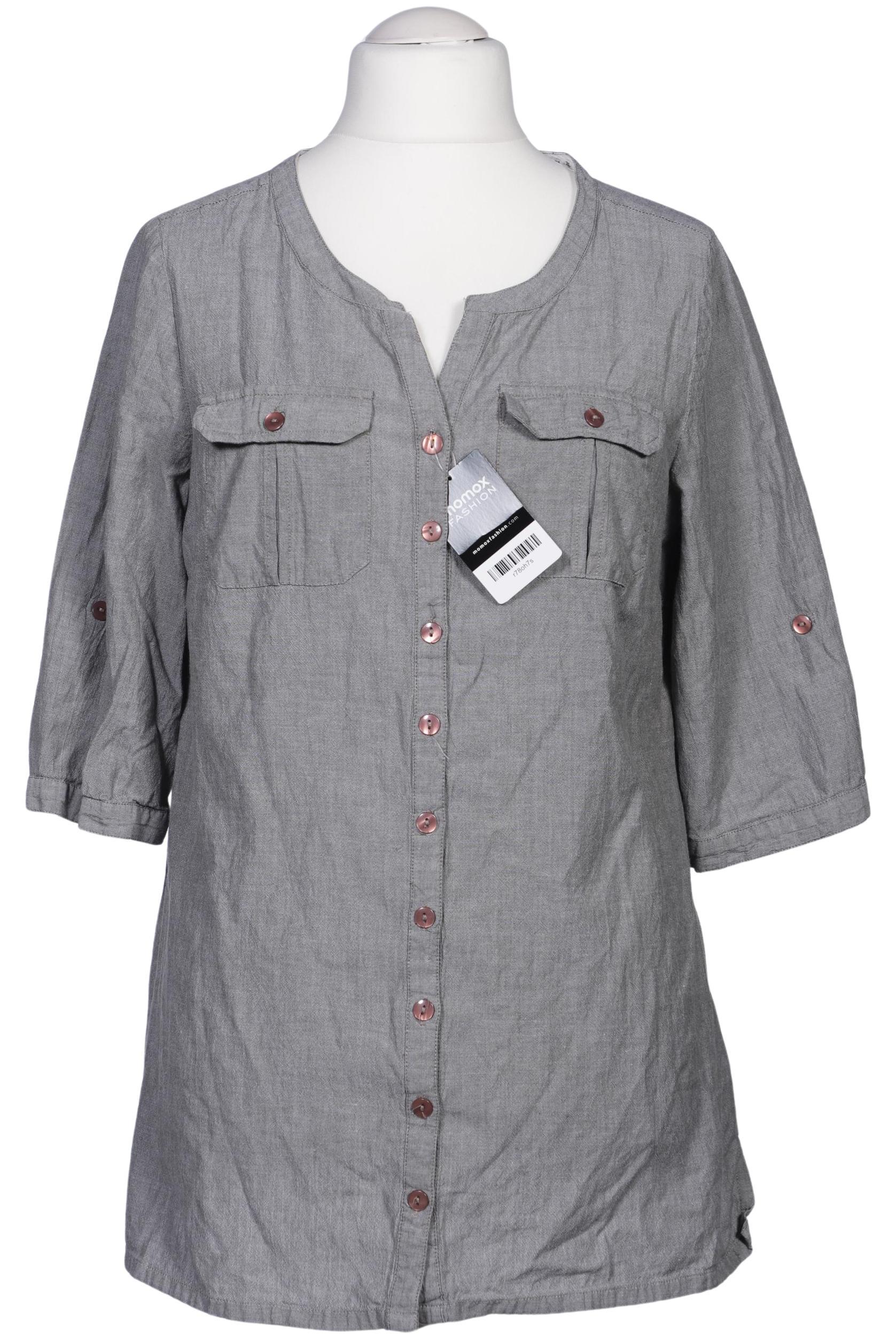 

sheego Damen Bluse, grau, Gr. 42