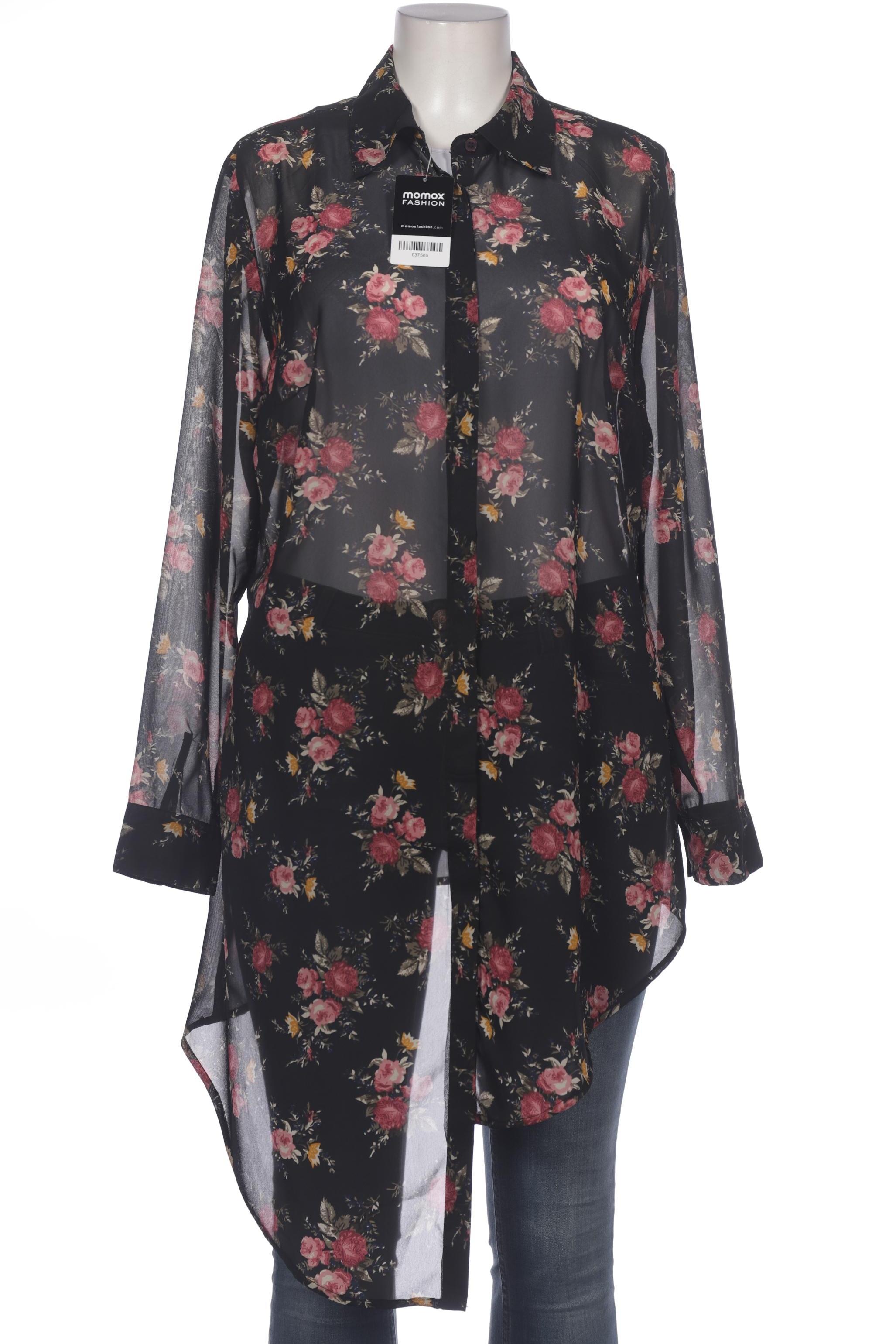 

sheego Damen Bluse, schwarz, Gr. 46