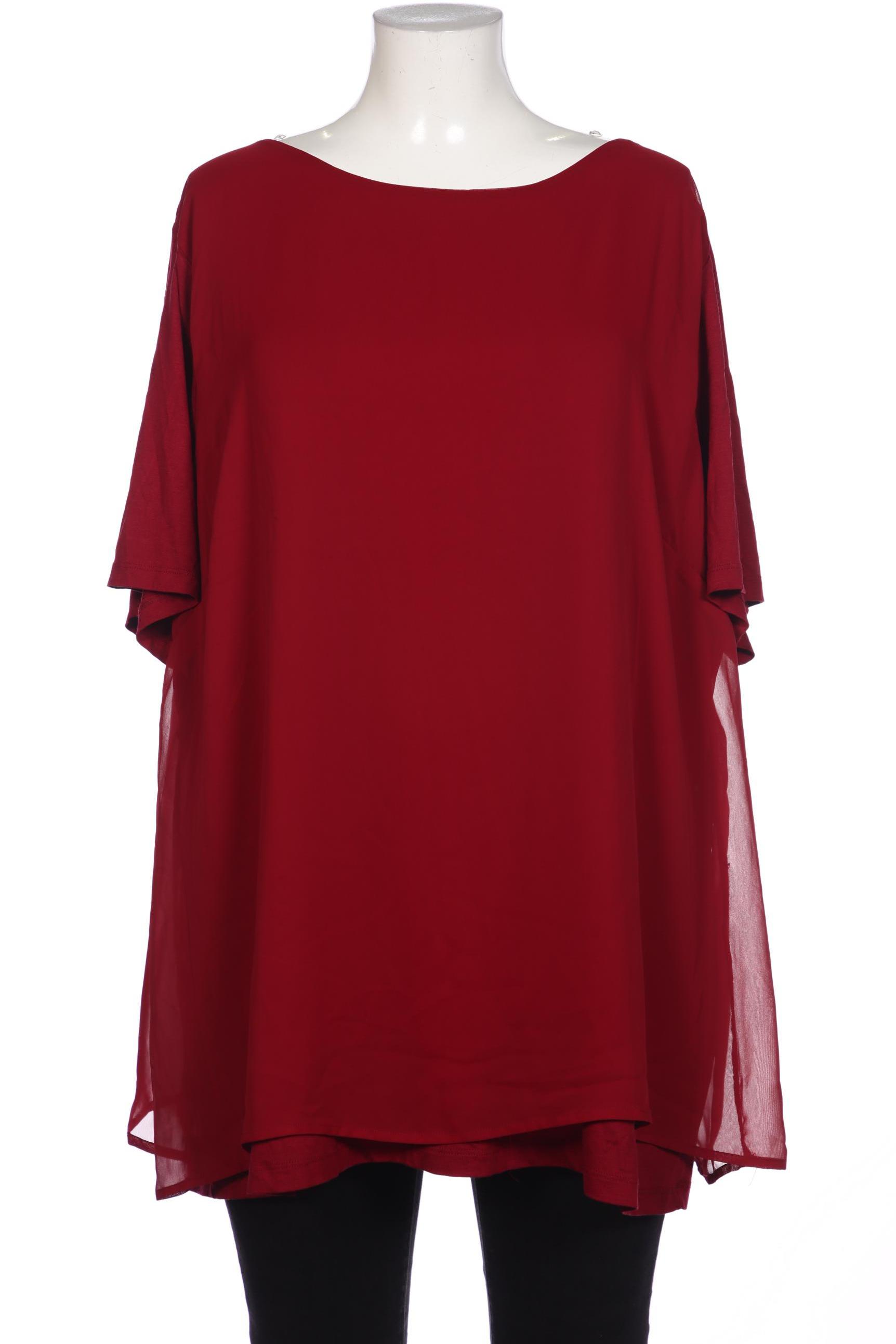 

sheego Damen Bluse, rot, Gr. 52