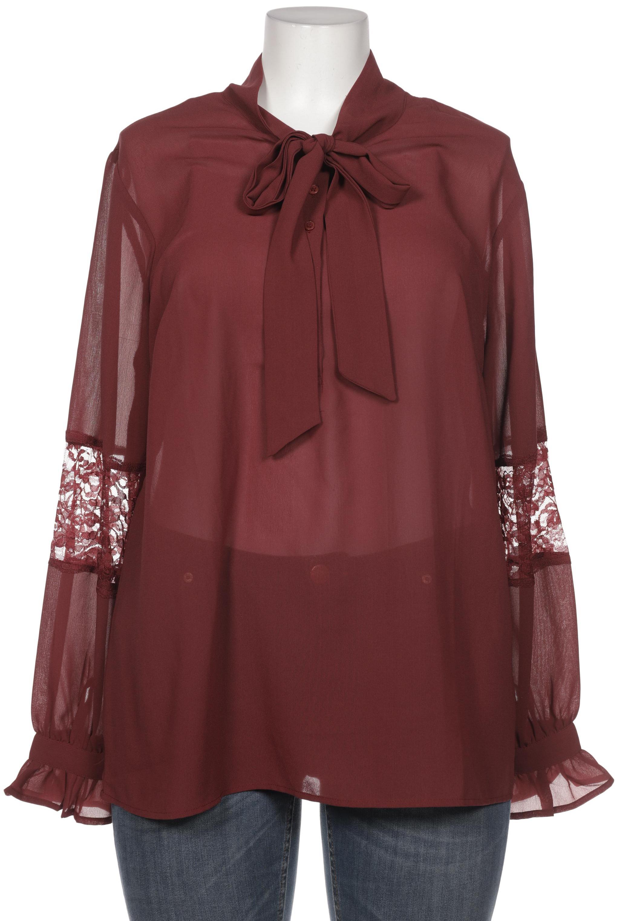 

sheego Damen Bluse, bordeaux, Gr. 46
