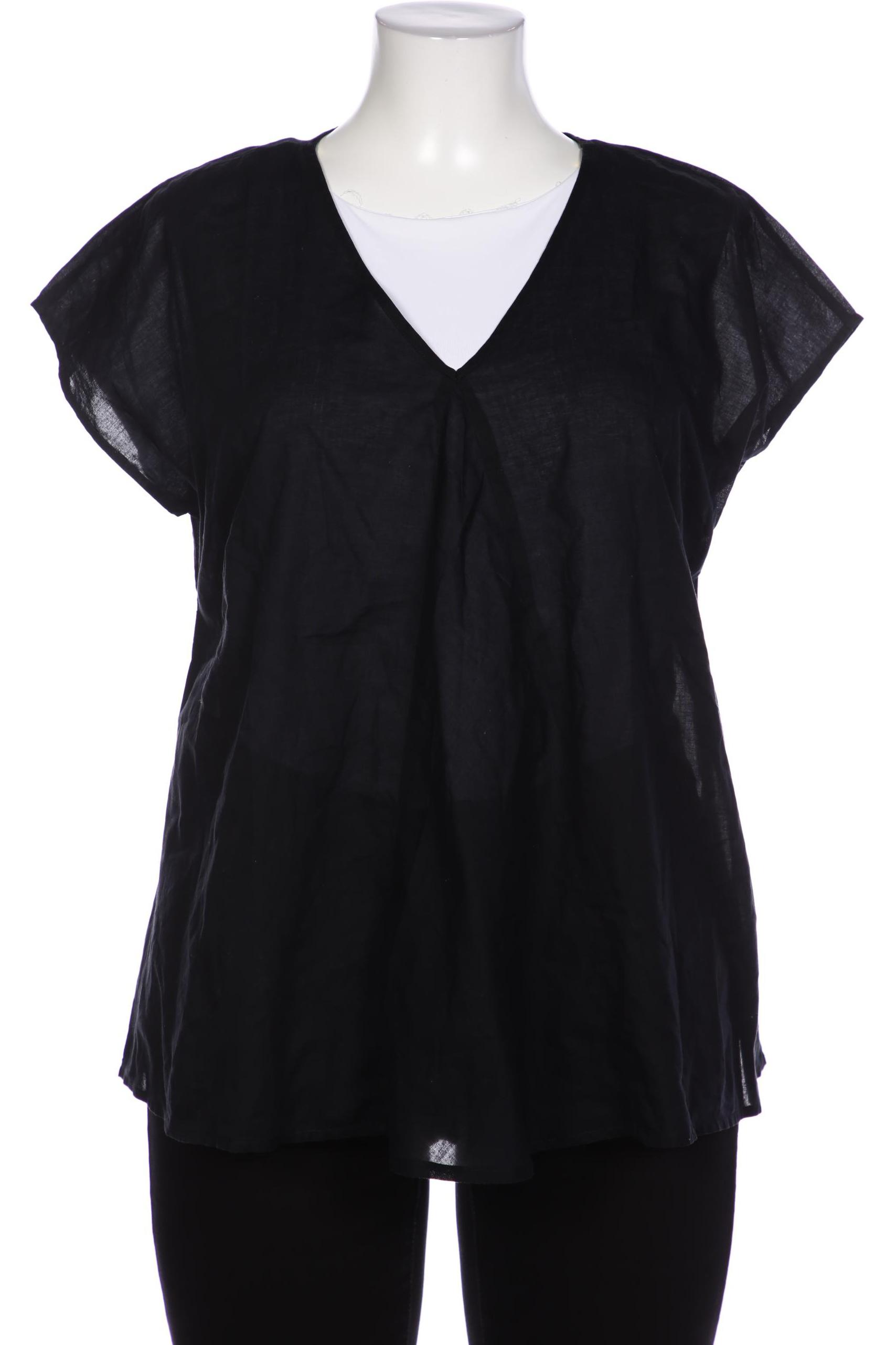 

sheego Damen Bluse, schwarz, Gr. 44