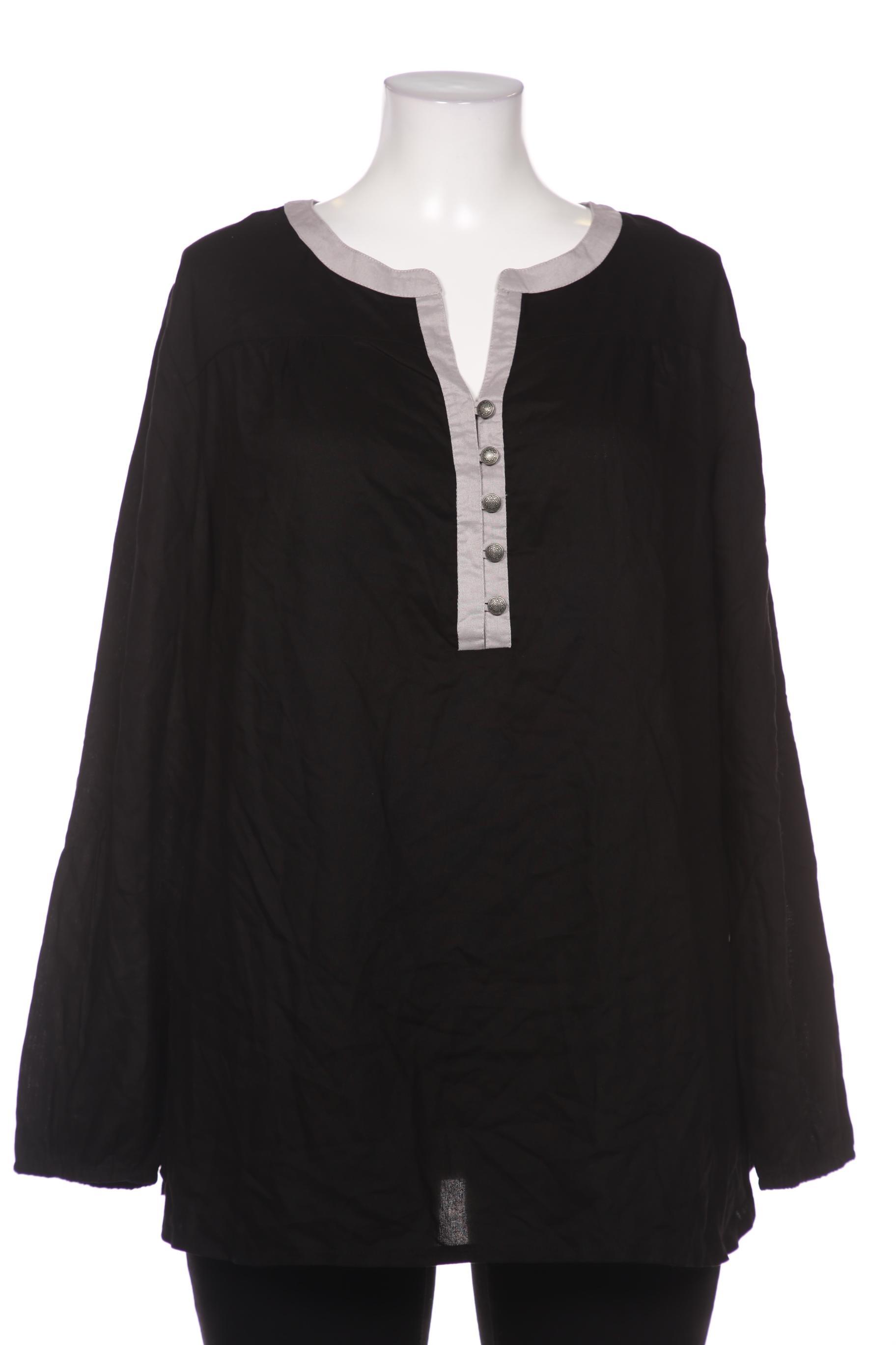 

sheego Damen Bluse, schwarz, Gr. 46