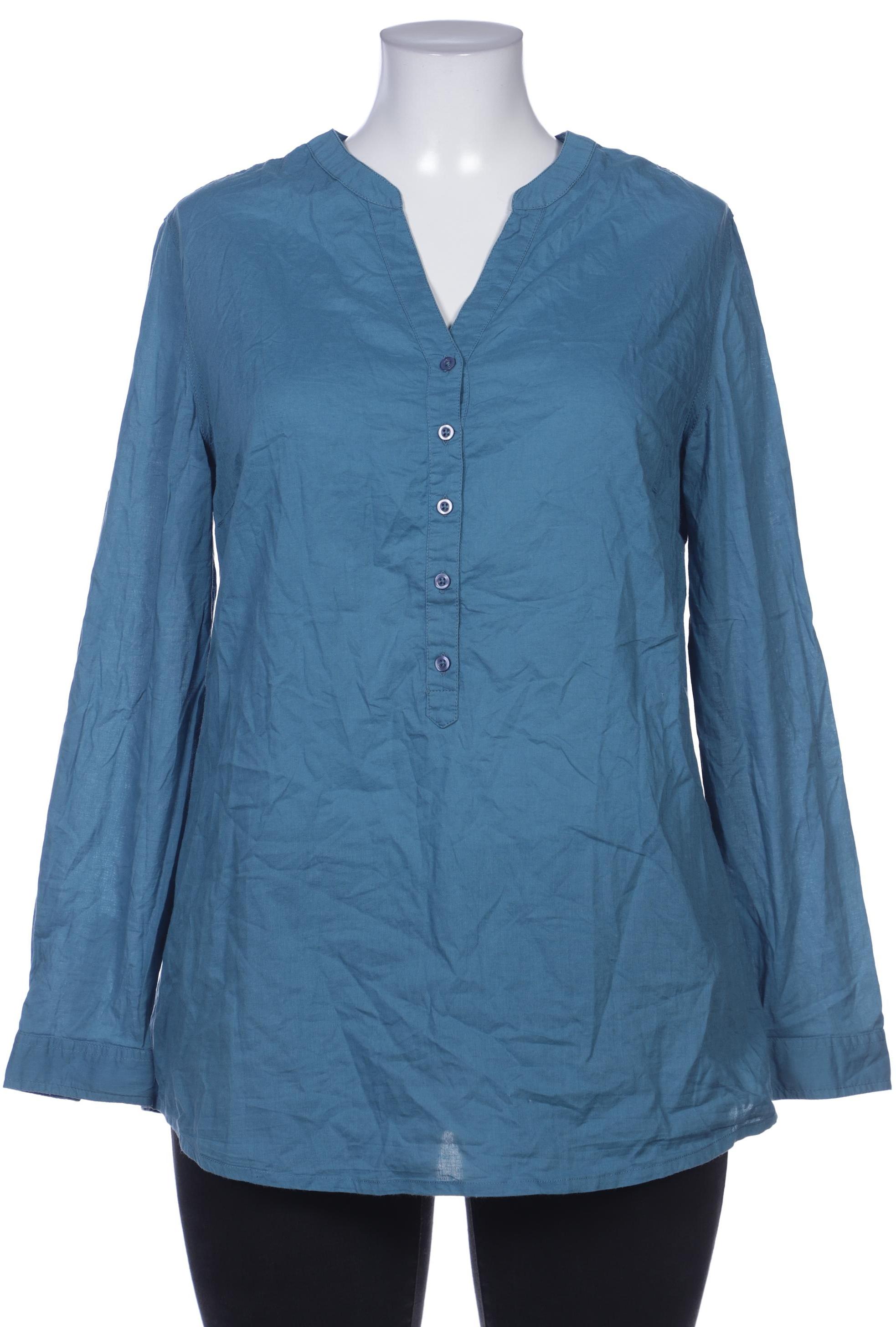 

sheego Damen Bluse, blau, Gr. 44