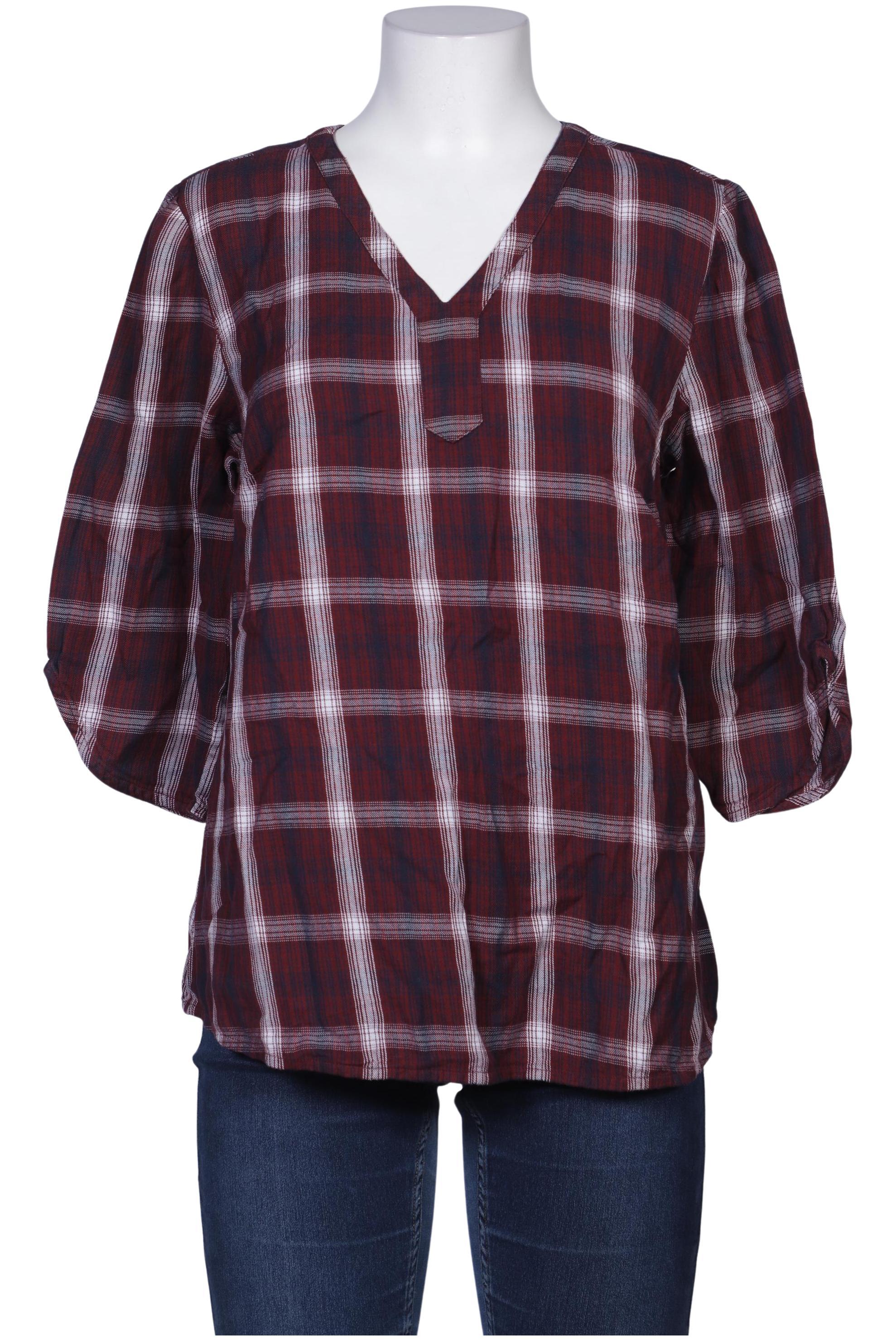 

sheego Damen Bluse, bordeaux, Gr. 42