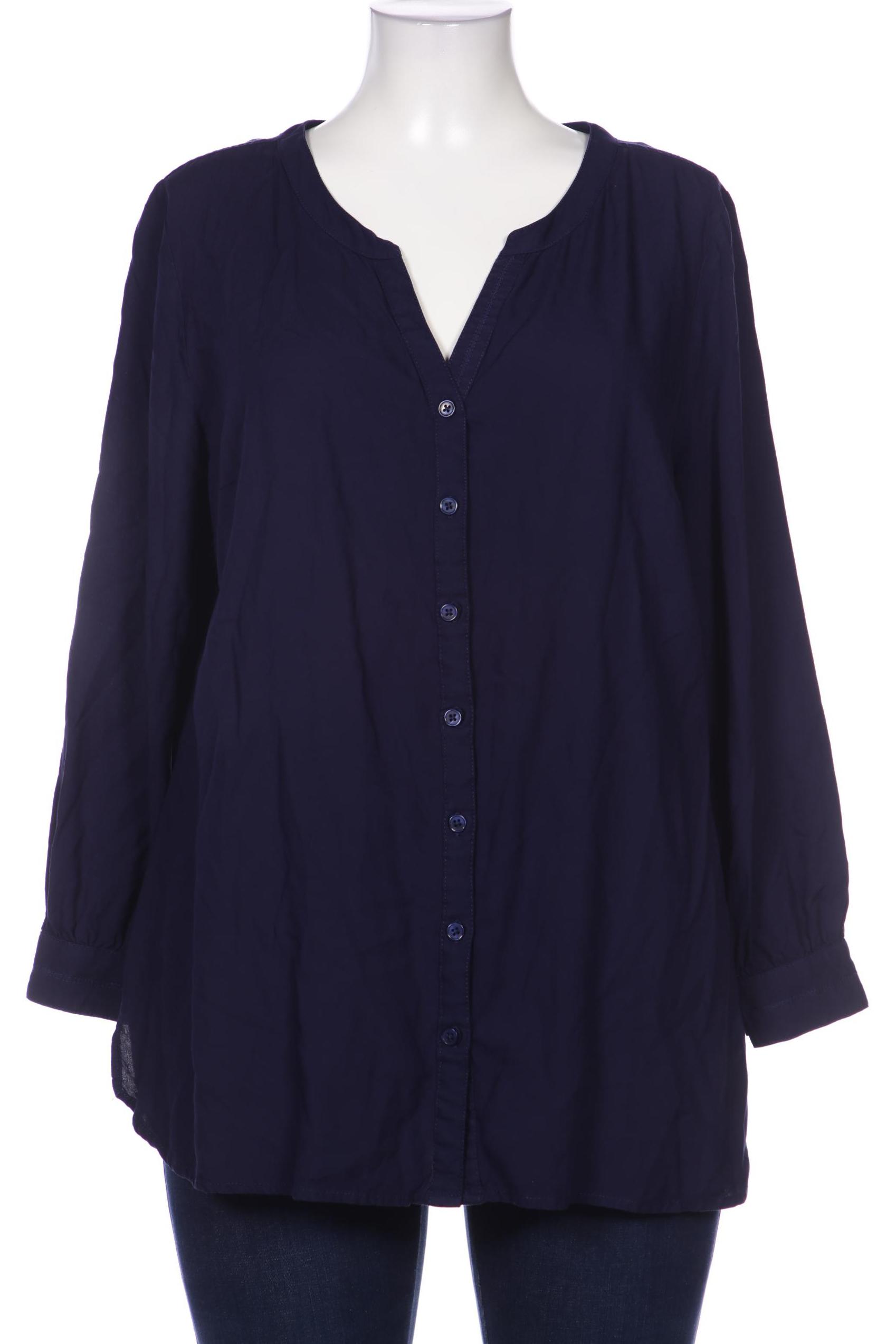 

sheego Damen Bluse, marineblau