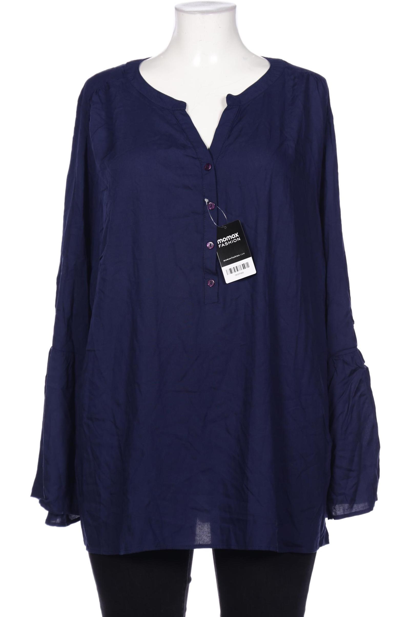 

sheego Damen Bluse, marineblau, Gr. 50