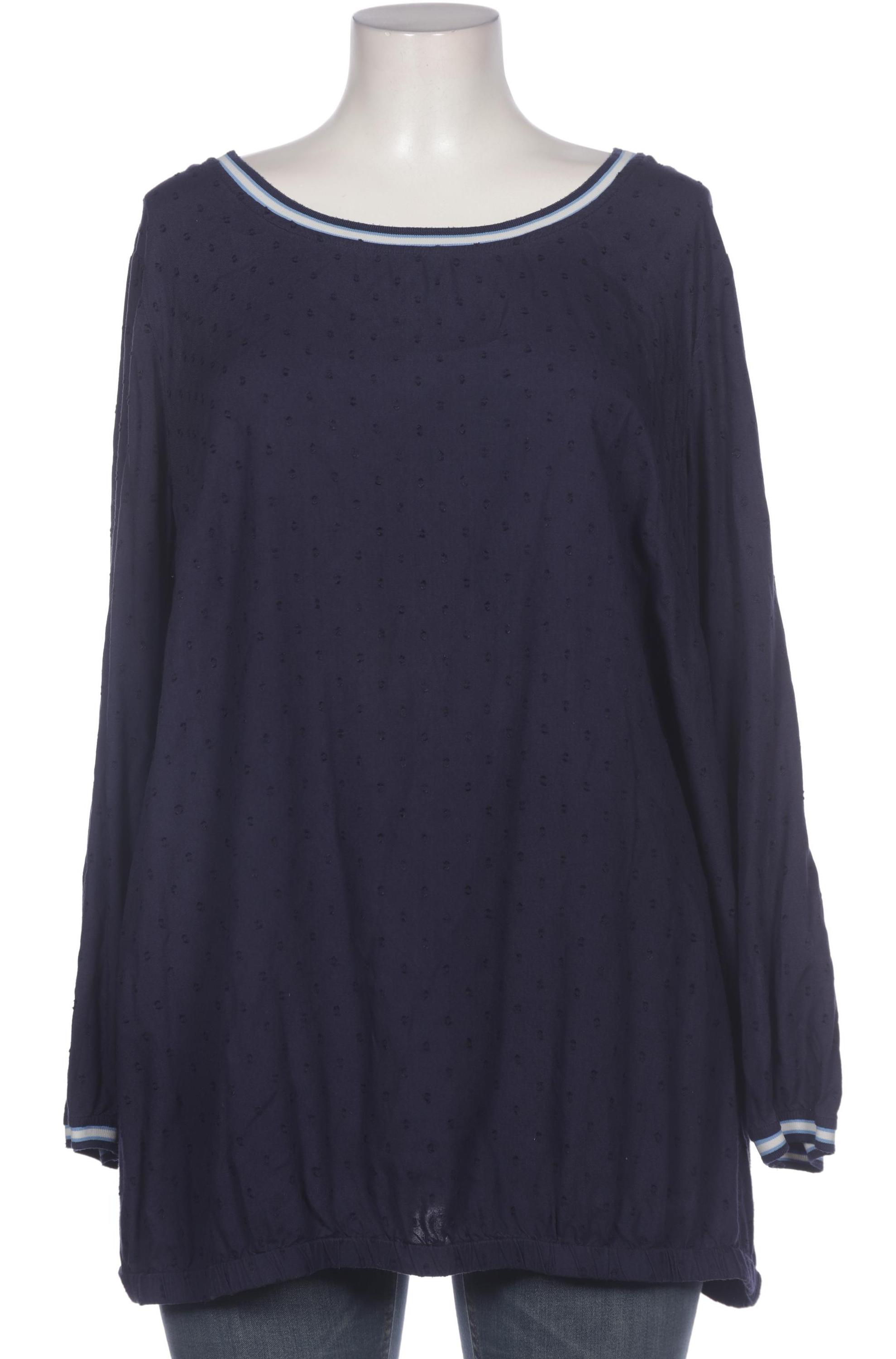 

sheego Damen Bluse, marineblau, Gr. 50