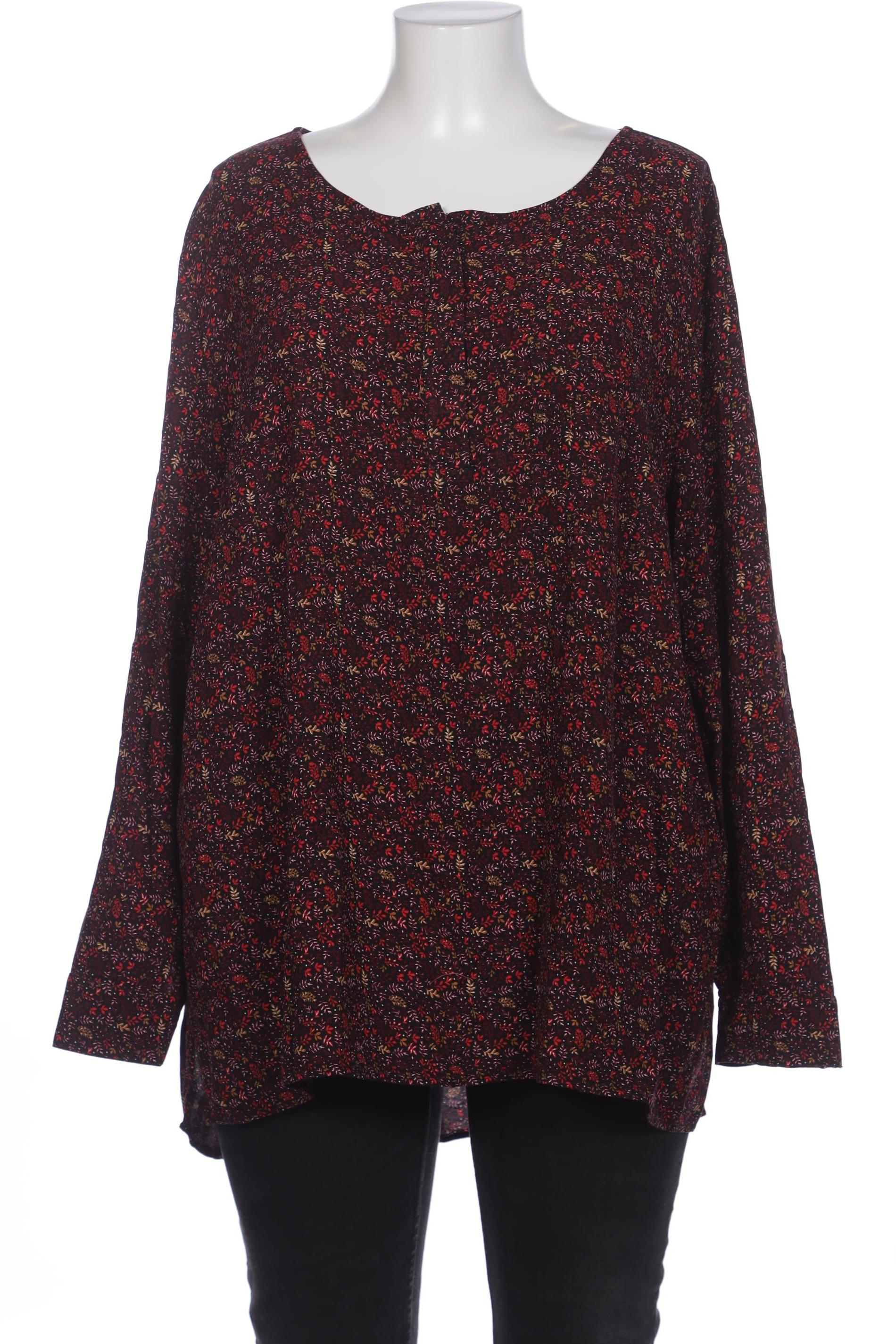 

sheego Damen Bluse, bordeaux, Gr. 52