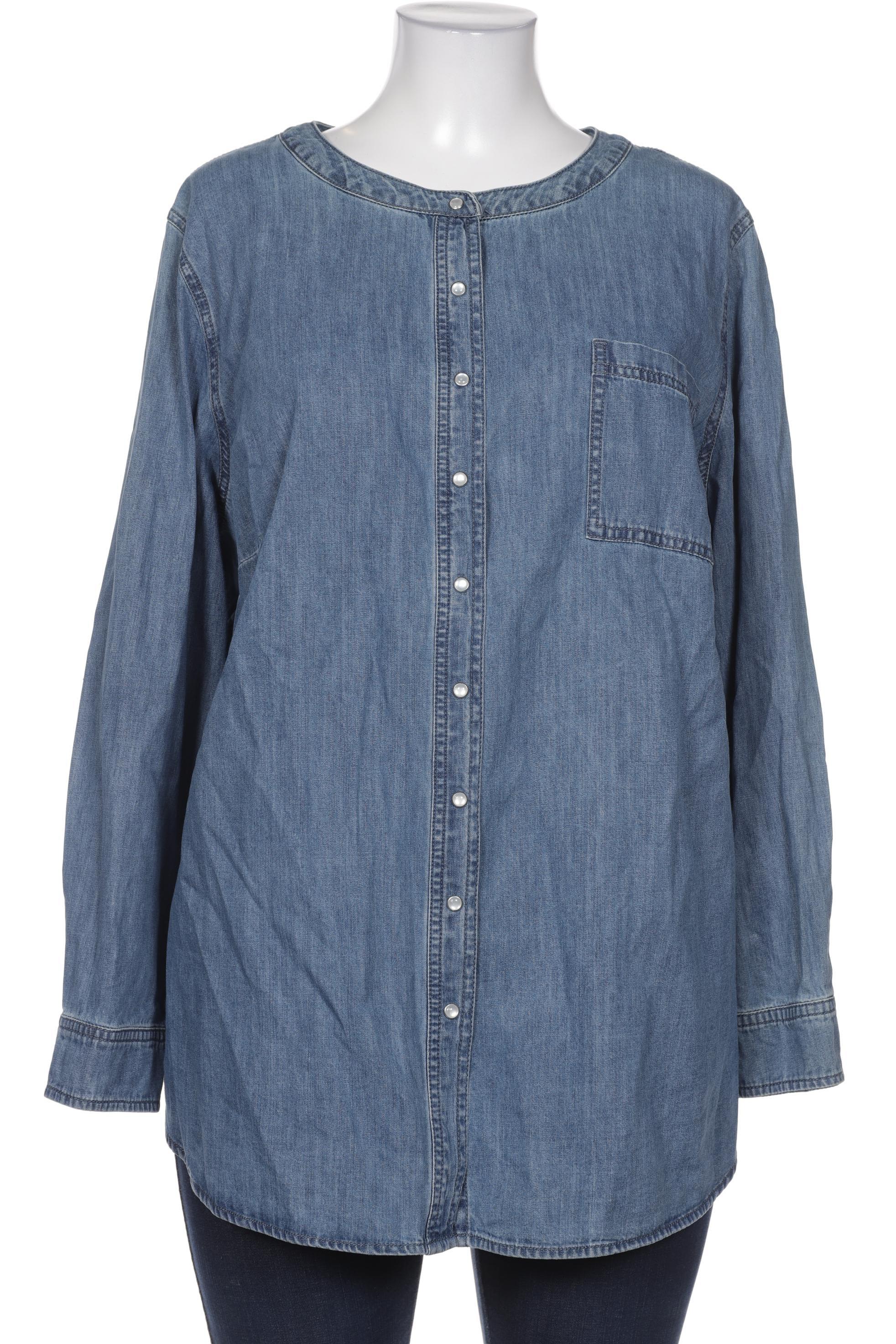 

sheego Damen Bluse, blau, Gr. 50