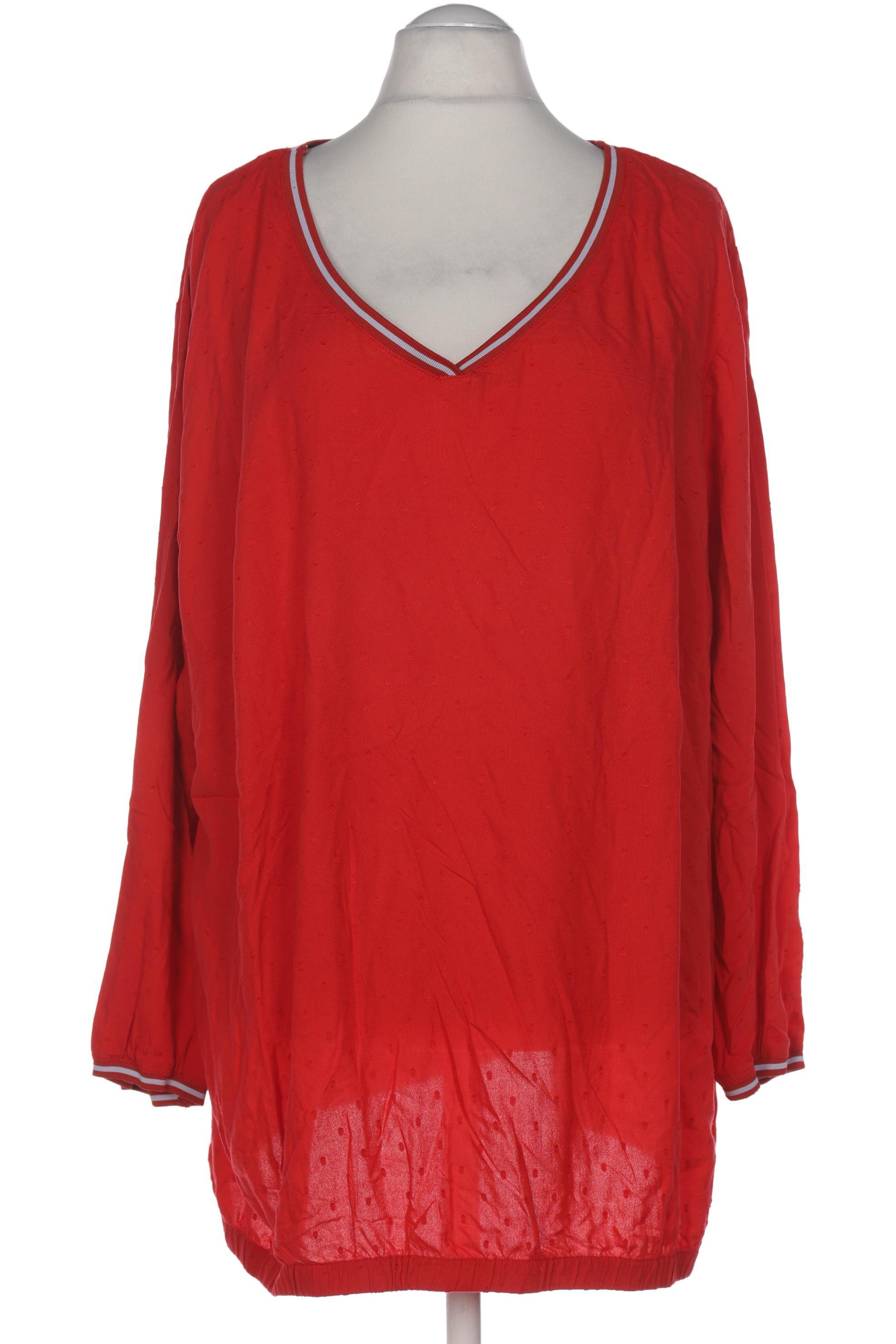 

sheego Damen Bluse, rot, Gr. 56