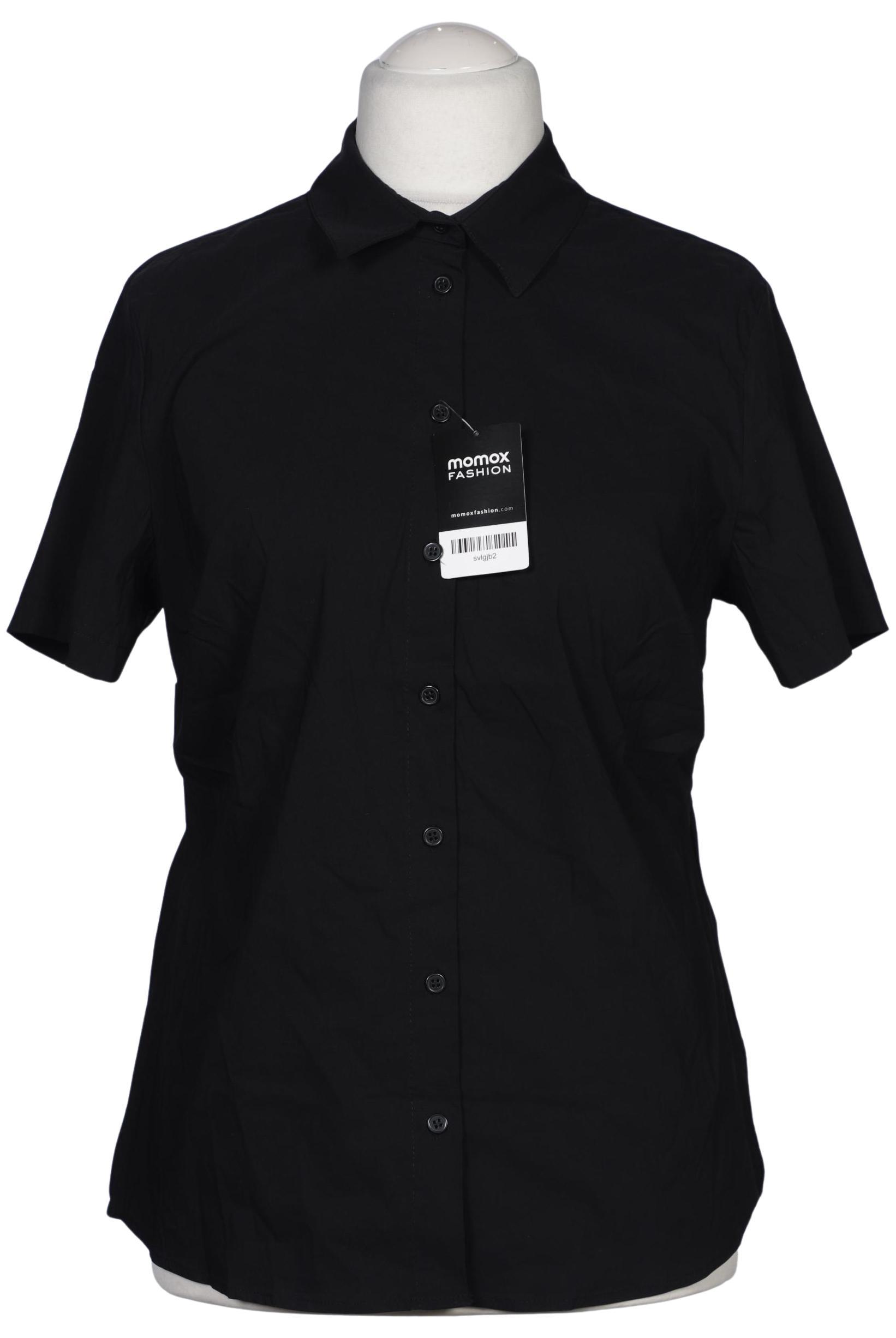 

sheego Damen Bluse, schwarz, Gr. 42