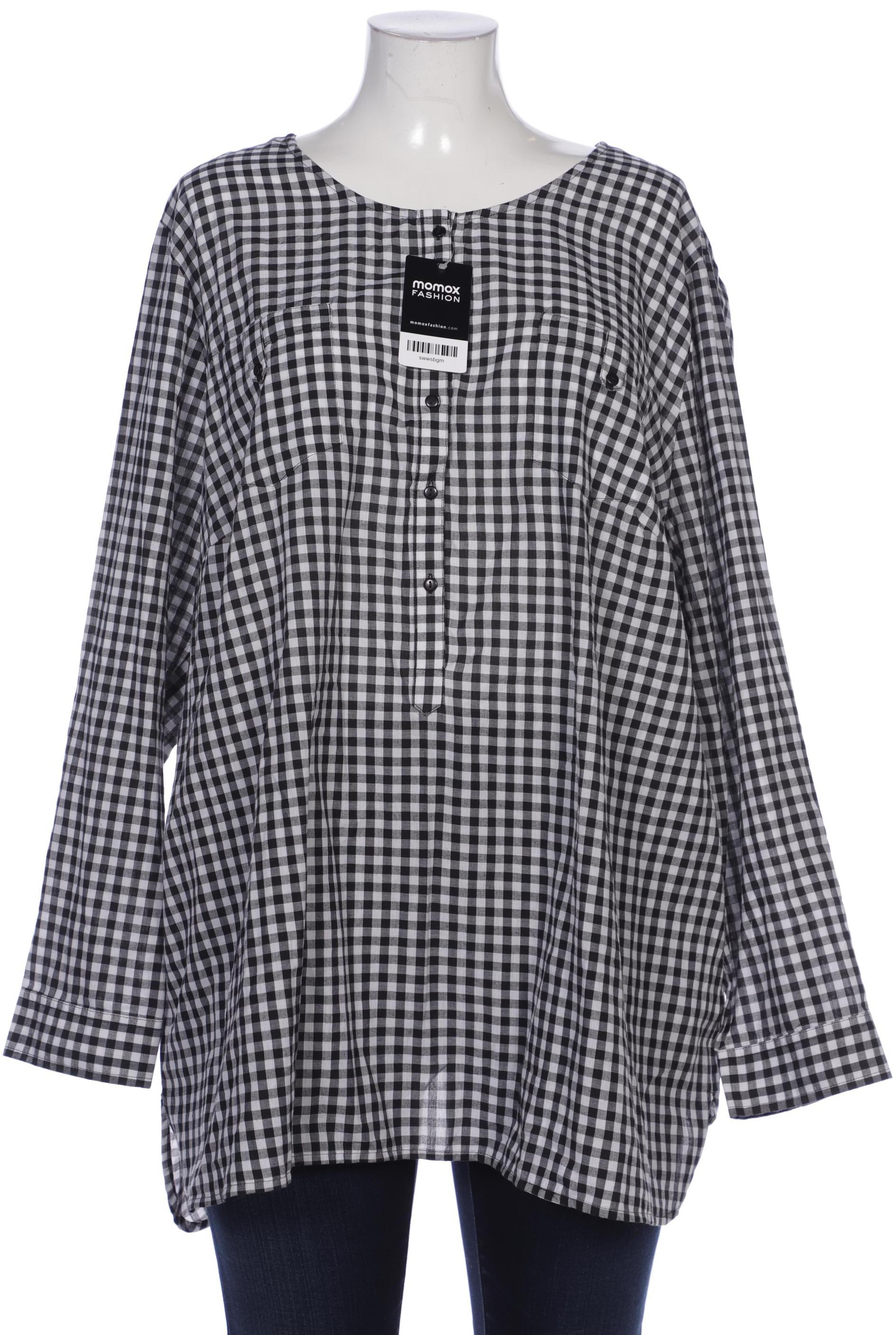 

sheego Damen Bluse, grau, Gr. 52