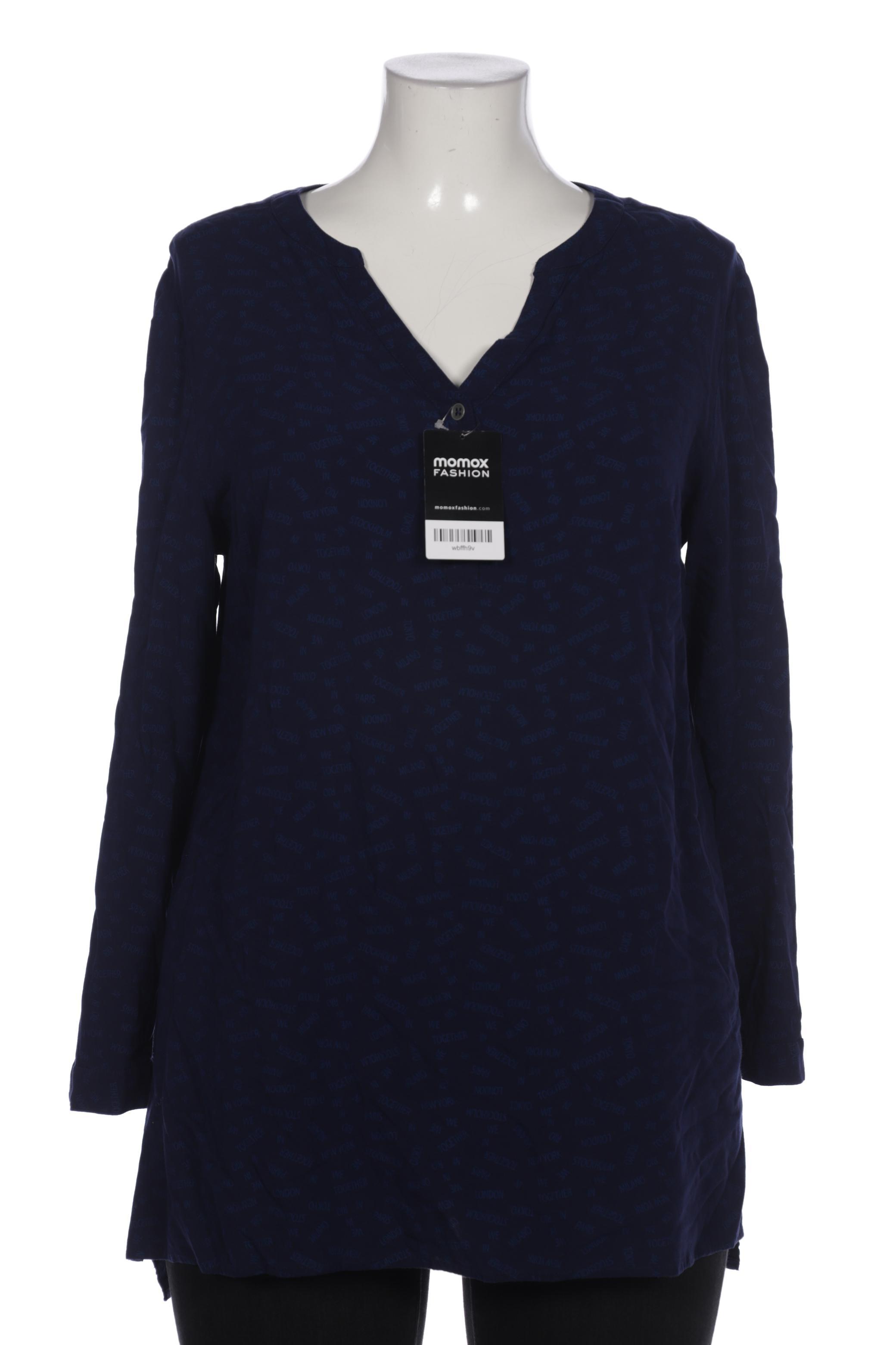 

sheego Damen Bluse, marineblau, Gr. 44
