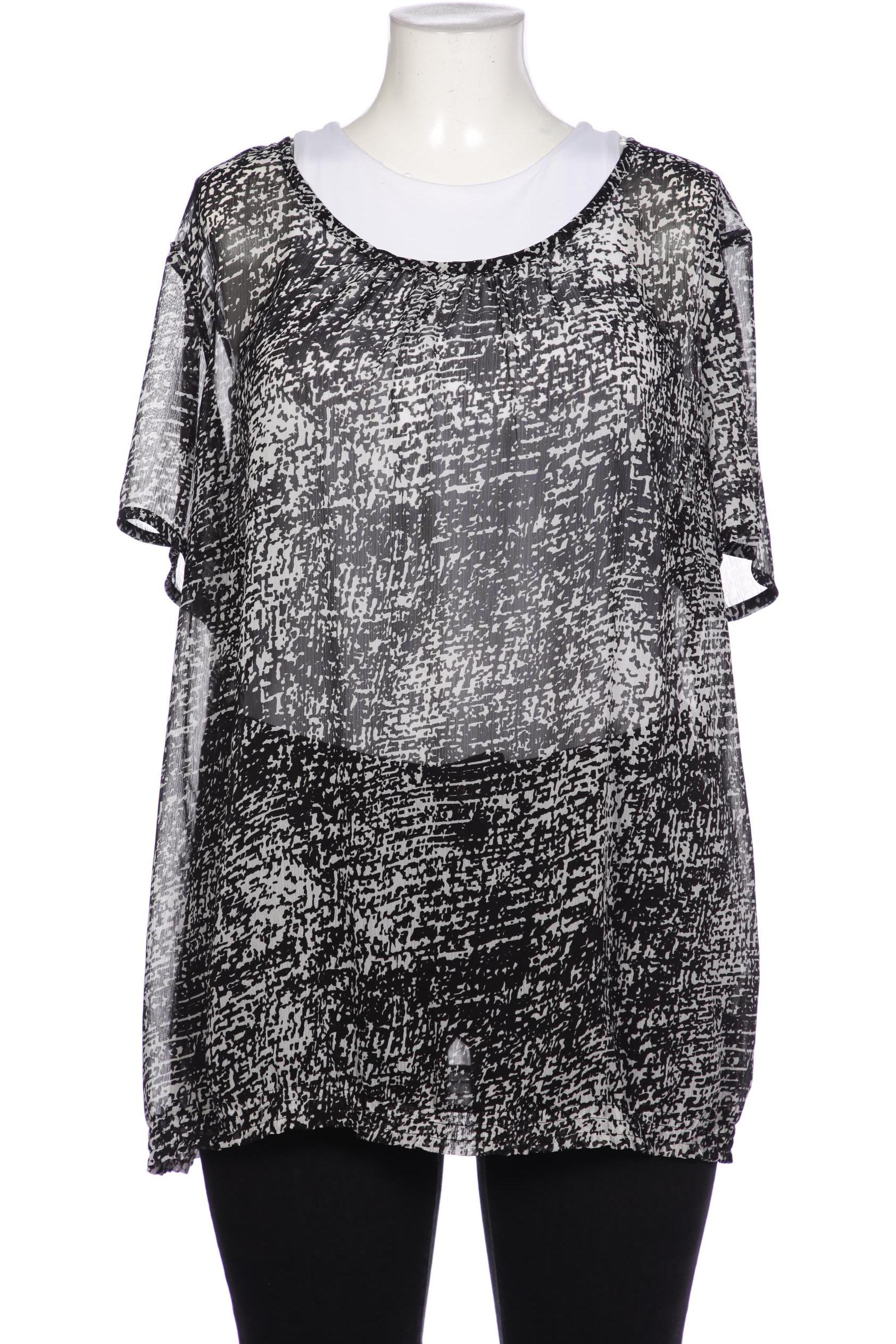 

sheego Damen Bluse, schwarz, Gr. 50