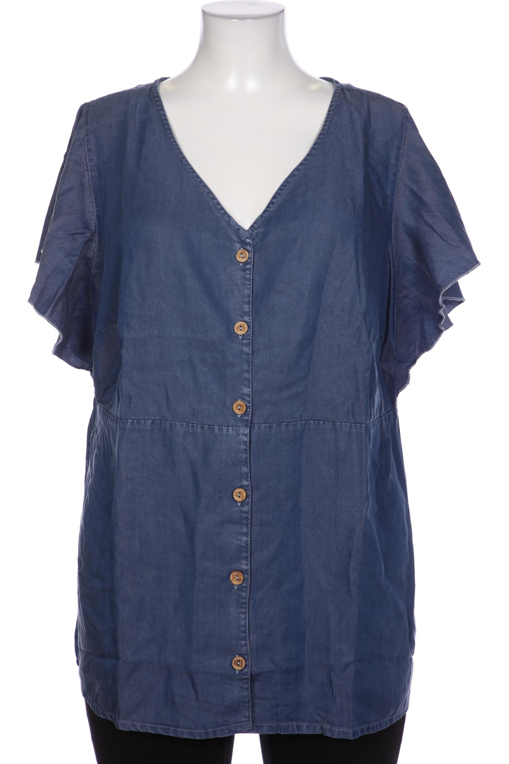 

sheego Damen Bluse, blau, Gr. 48
