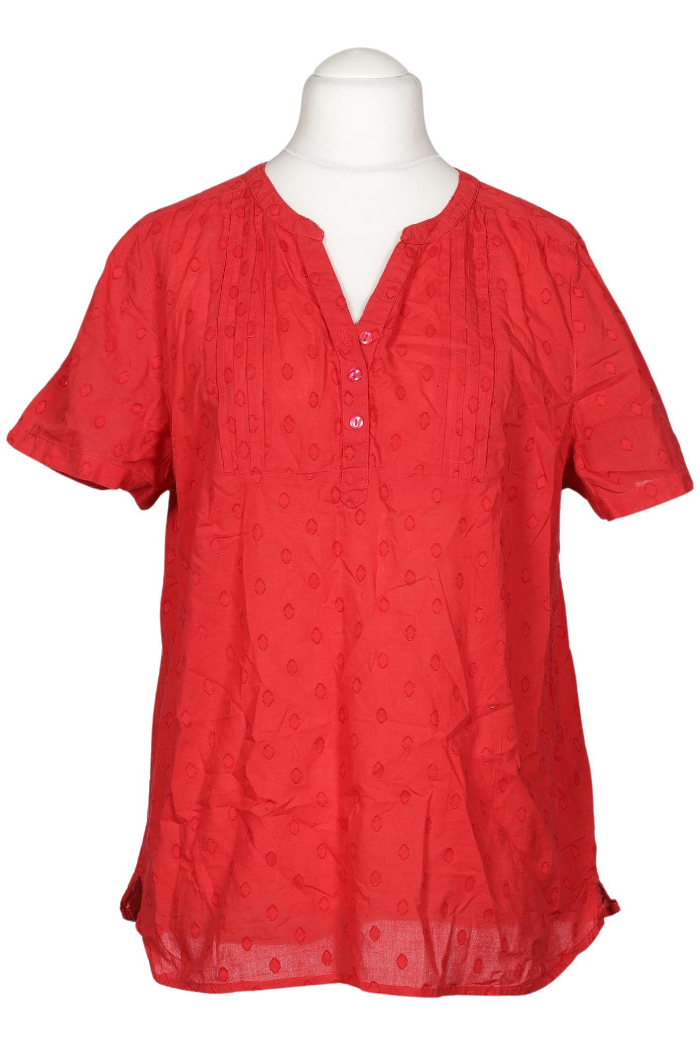 

sheego Damen Bluse, rot, Gr. 46